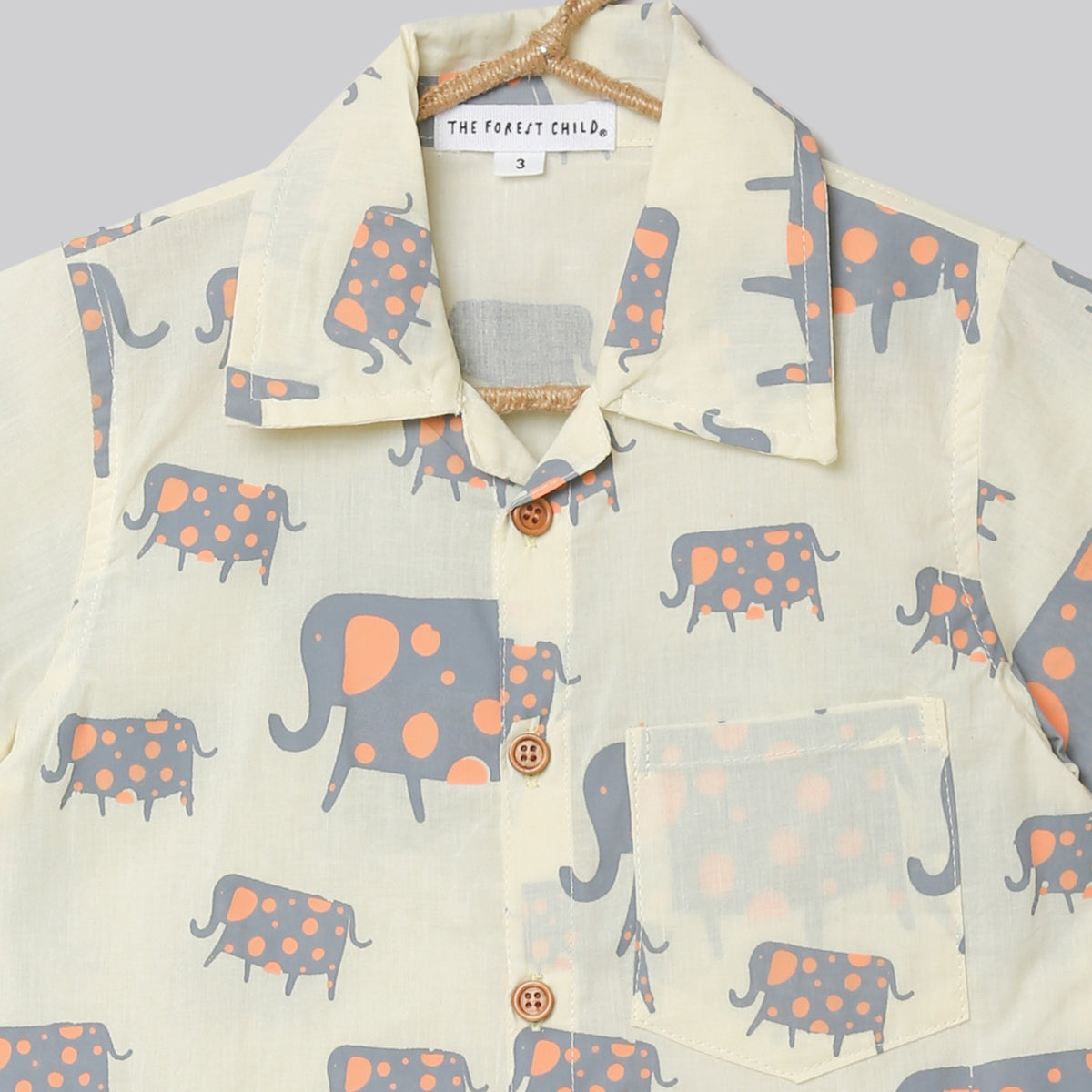 ENFOLD ELEPHANT MOTIF SHIRT