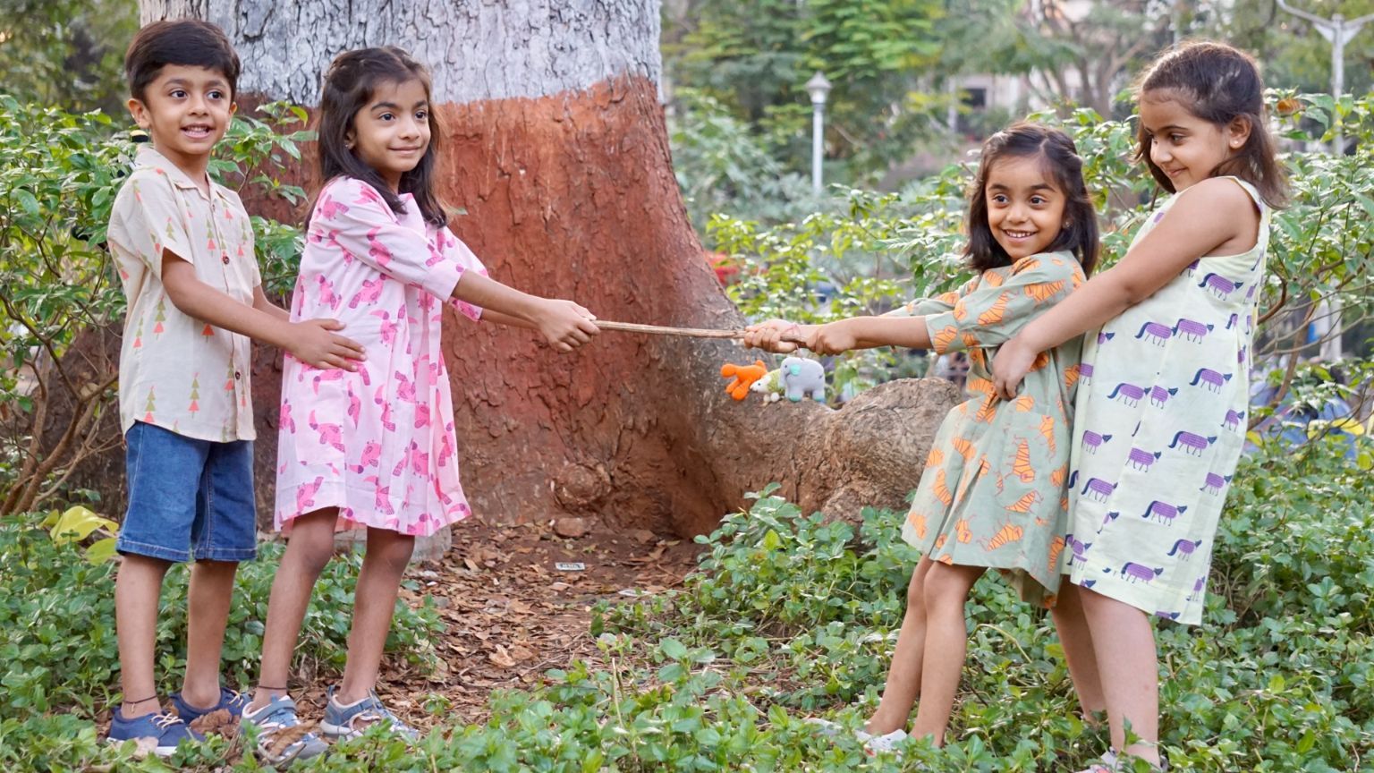 Handprinted Cotton Clothing 