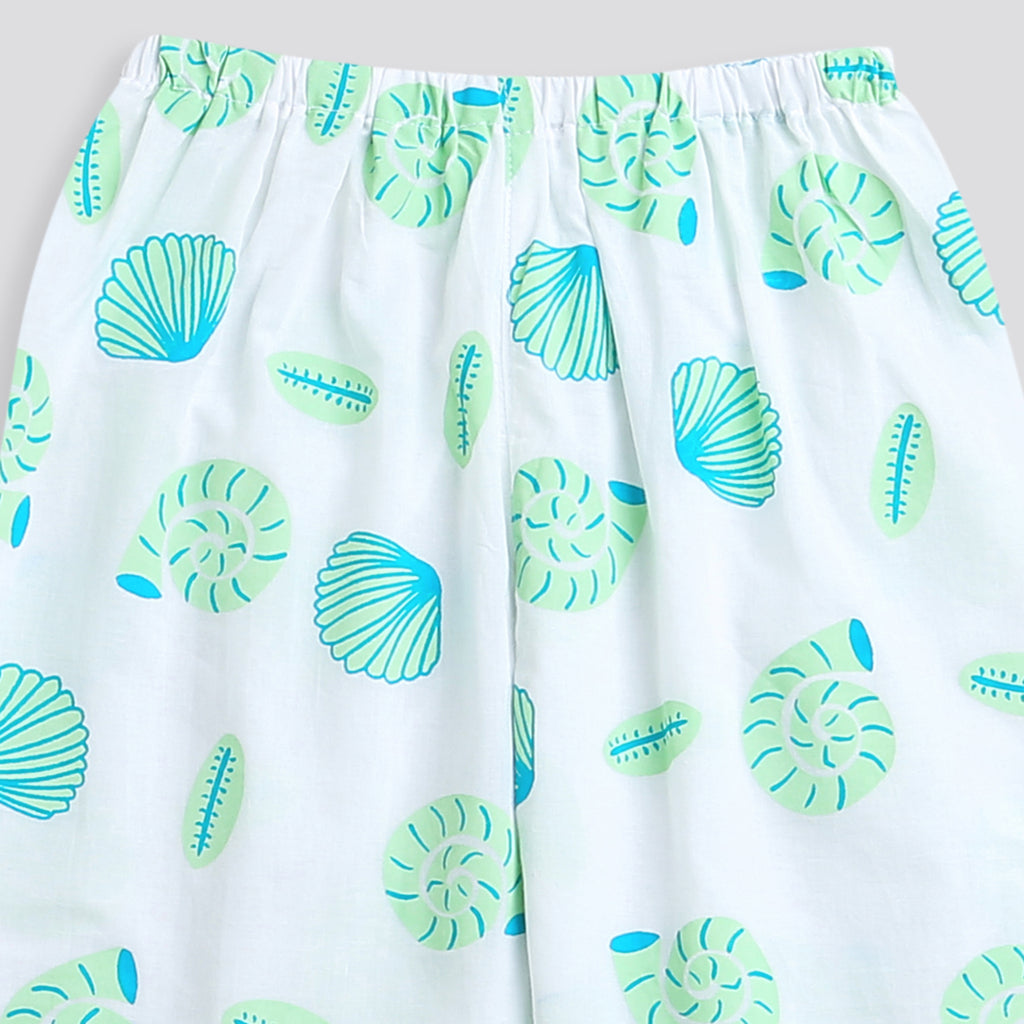 'A Midden of Shells' Kurta Pyjama Set- B