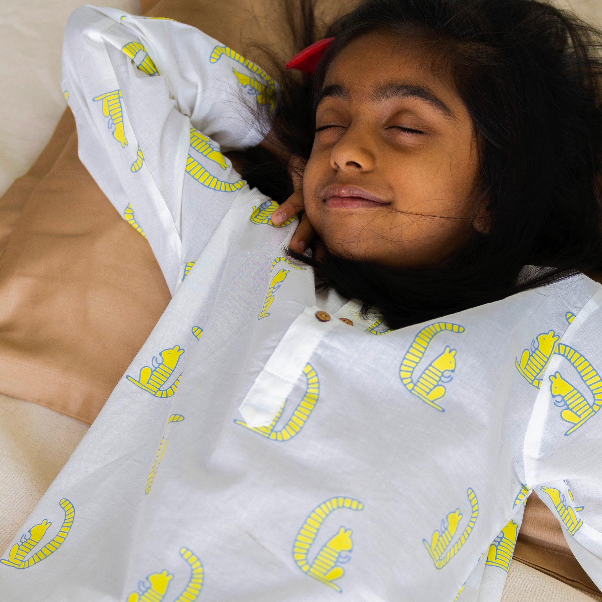 'A Scurry of Squirrels'  Kurta Pyjama Set