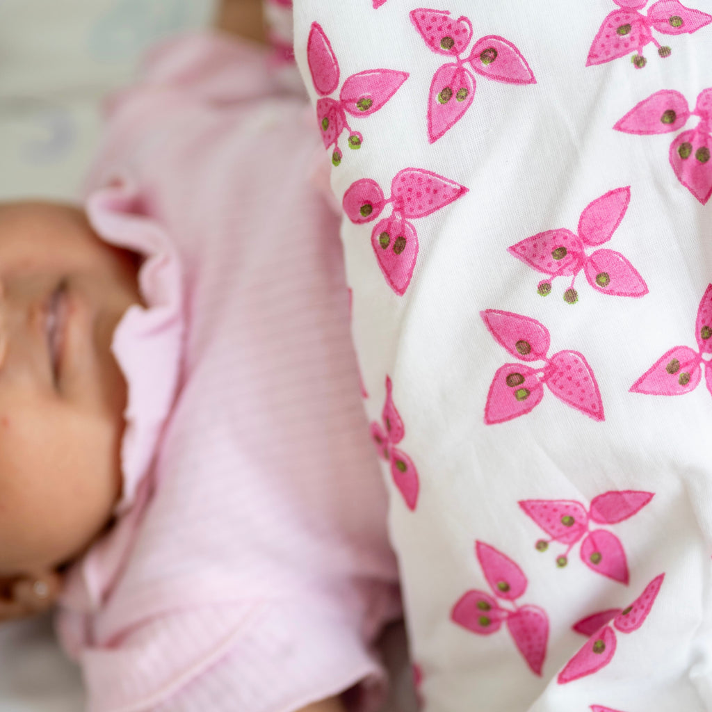 'A Cluster of Bougainvillea' Blanket