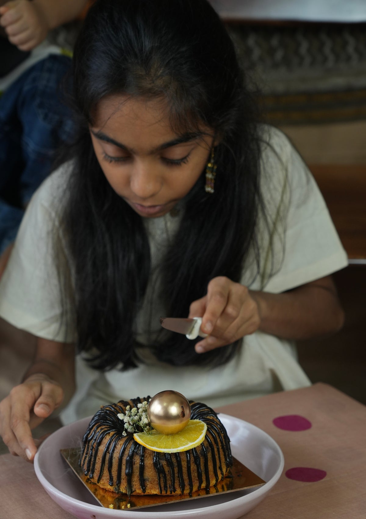 Handloom- Cream Tee Top