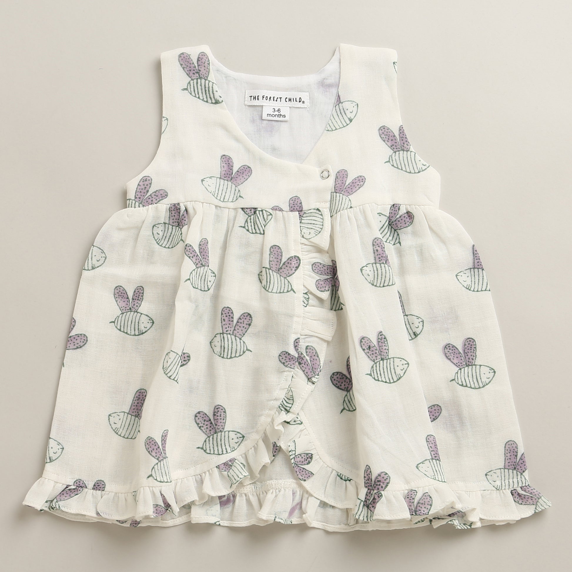 'A Swarm of Bees'- Infant Sleeveless Dress