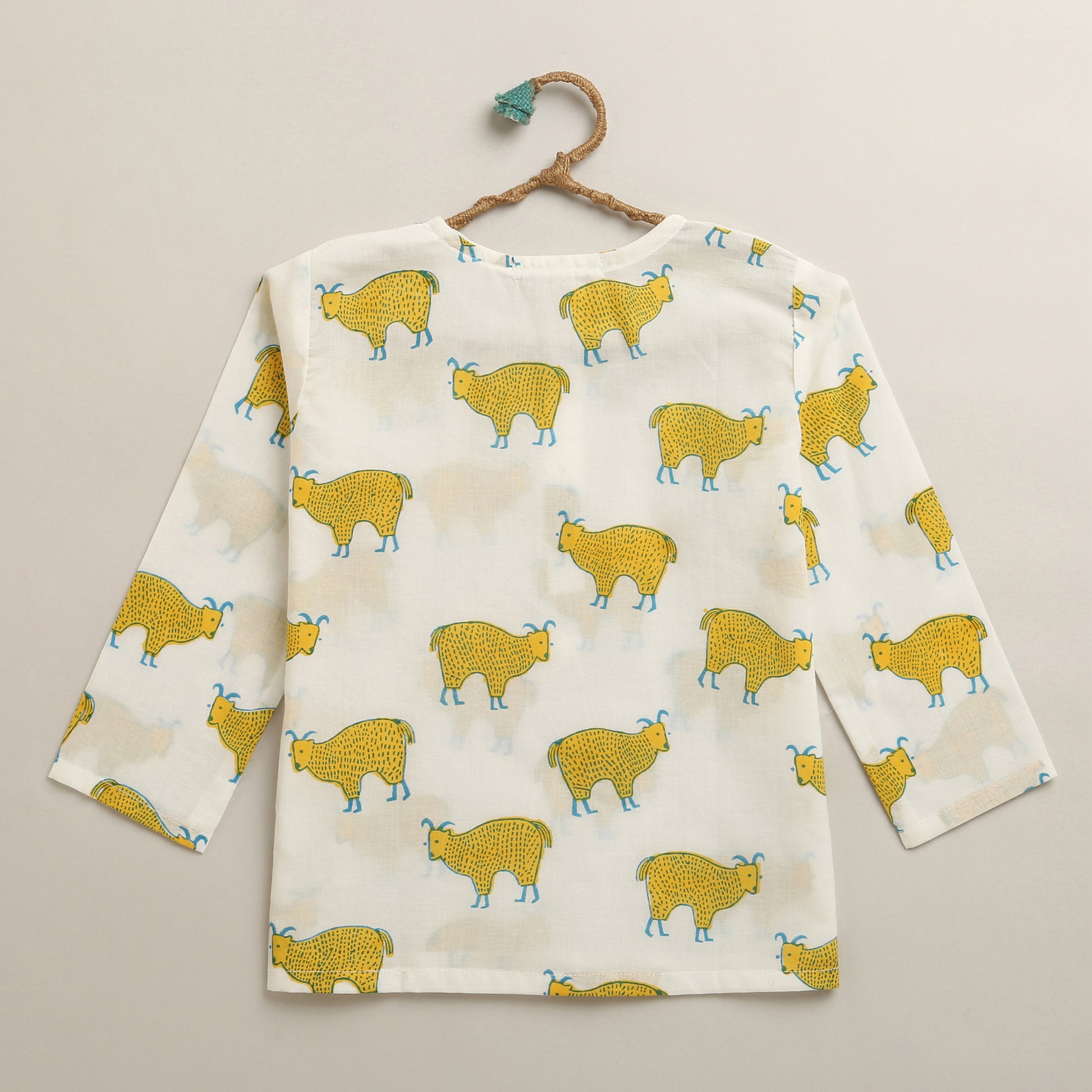 ‘ A Herd of Himalayan Tahrs’ Kurta Pyjama Set