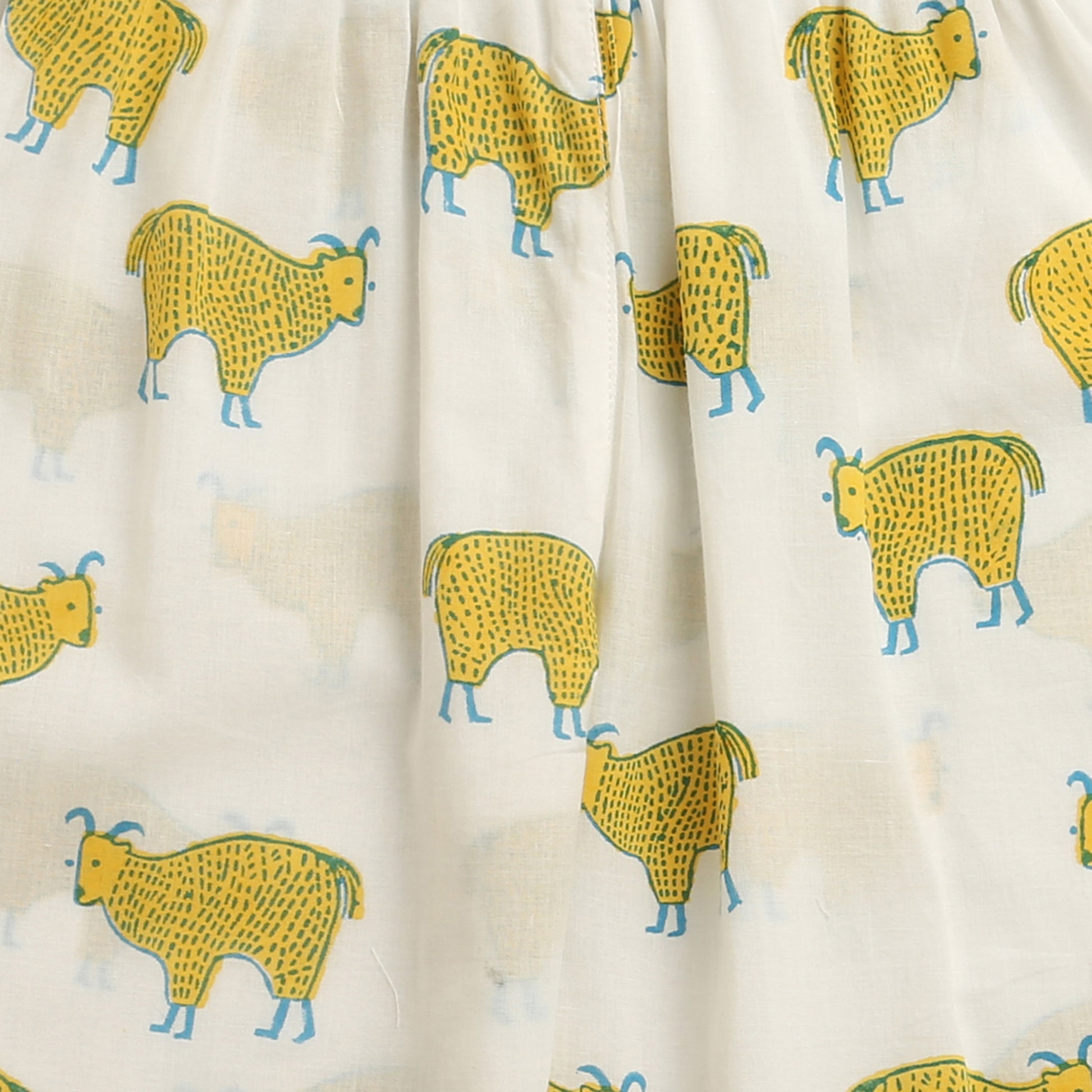 ‘ A Herd of Himalayan Tahrs’ Kurta Pyjama Set