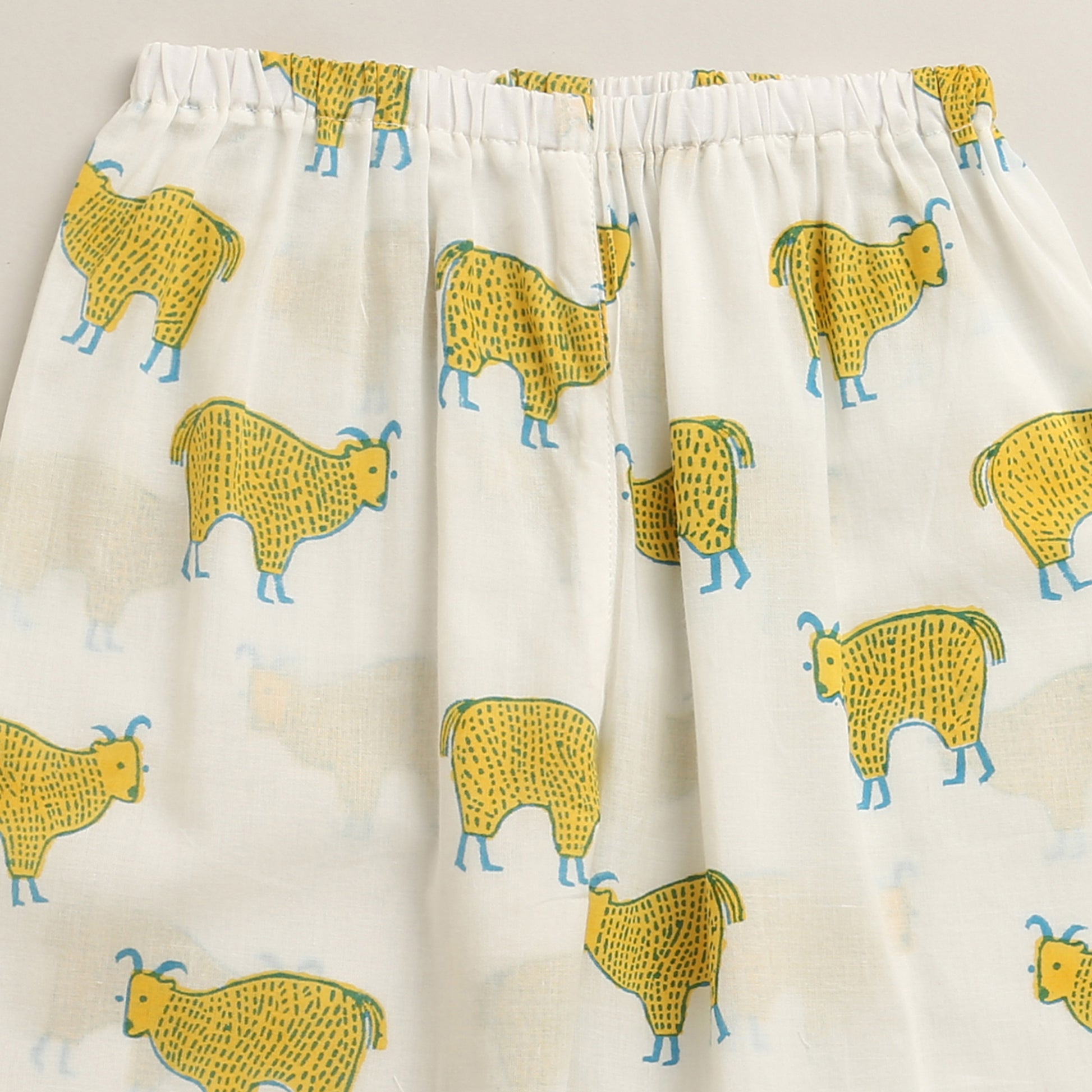 ‘ A Herd of Himalayan Tahrs’ Kurta Pyjama Set