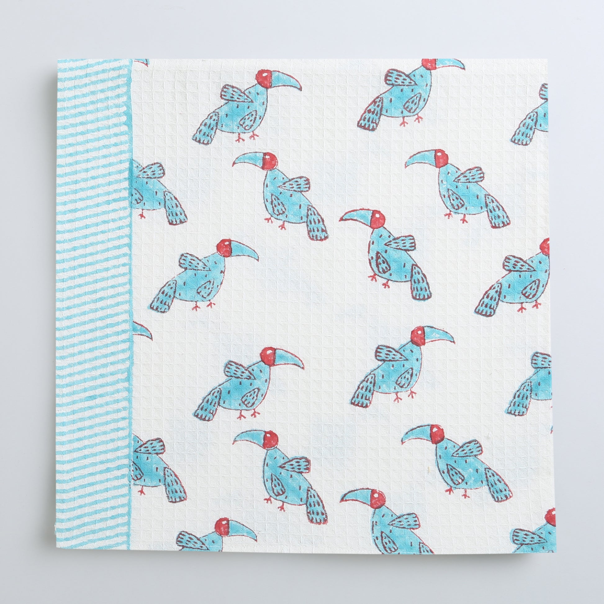 ' A Party of Hornbills' Bathing Towel