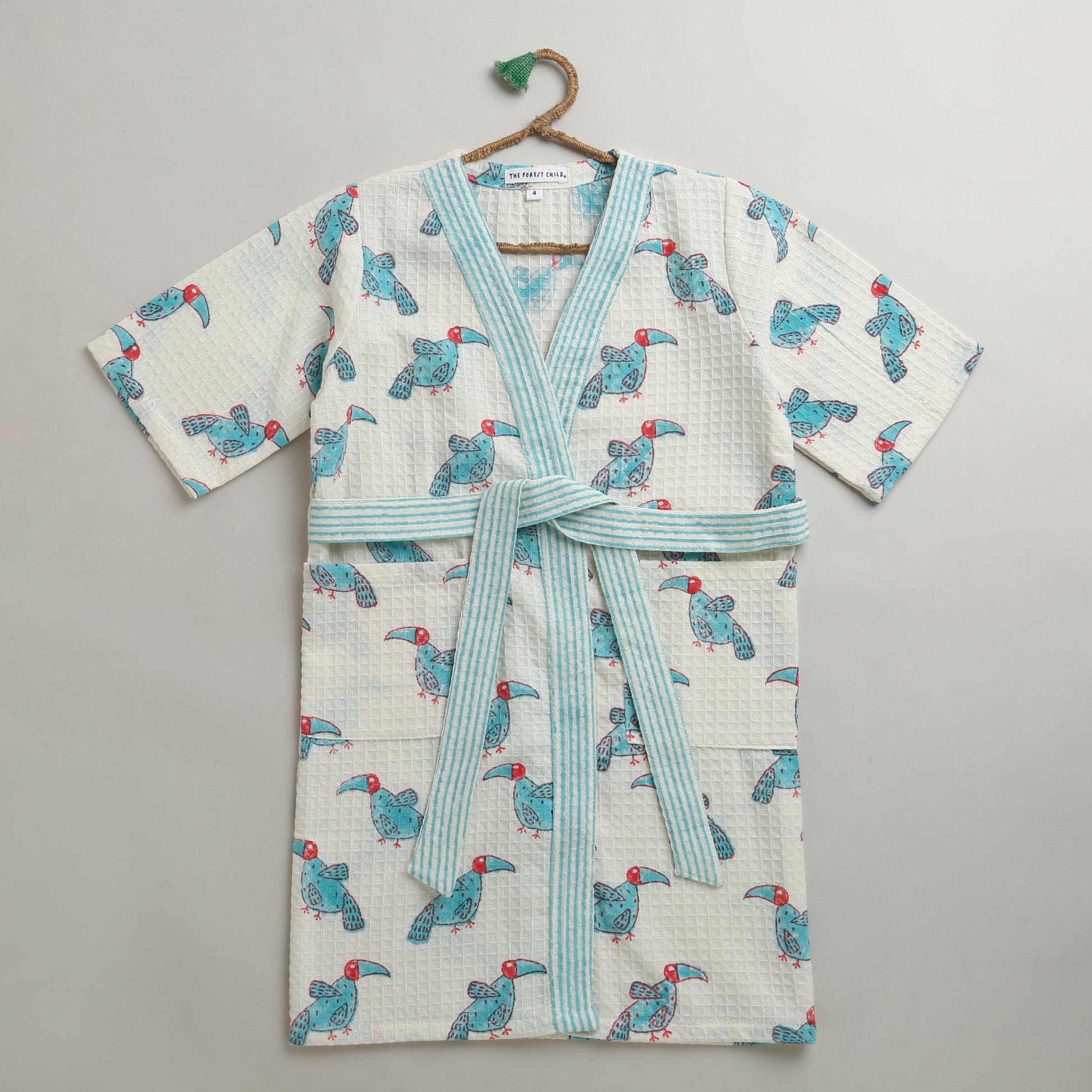 'A Party of Hornbills' Bathrobe