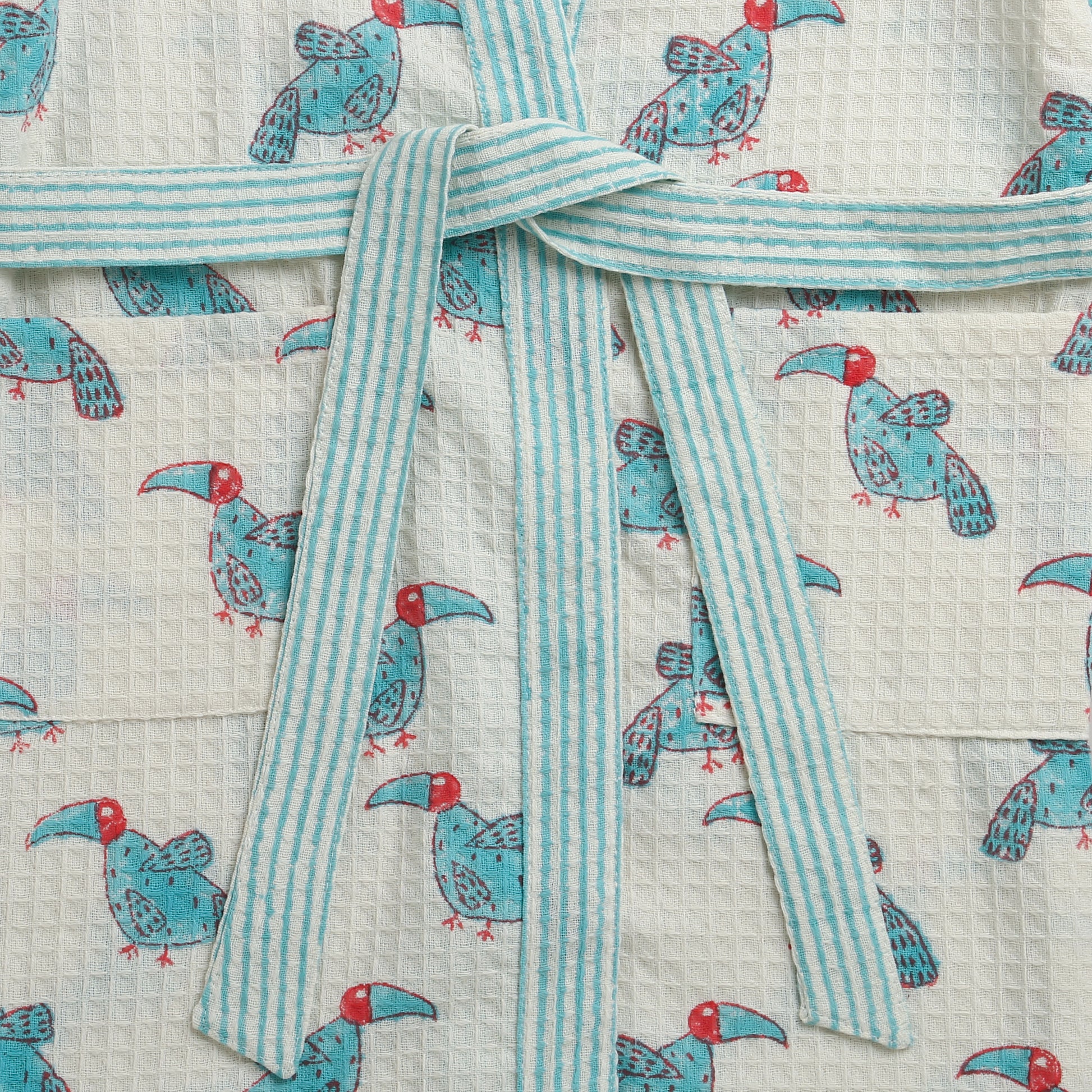 'A Party of Hornbills' Bathrobe