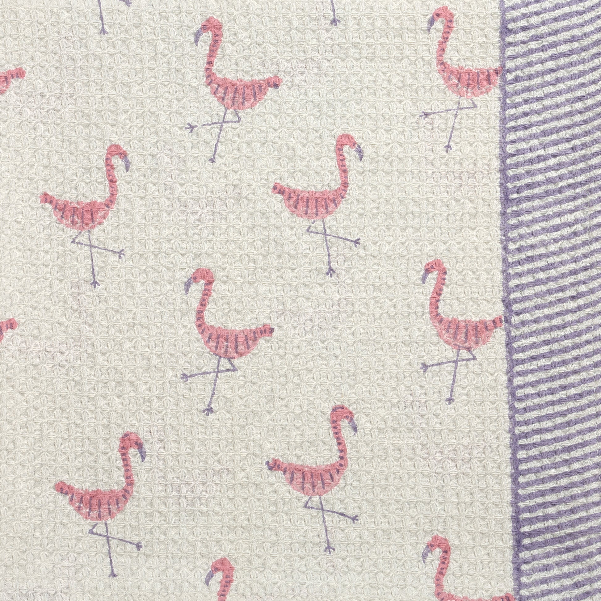 'A Flamboyance of Flamingos' Bathing Towel
