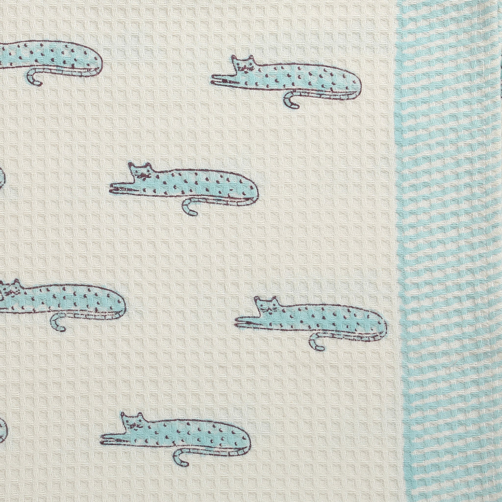 ' A Clowder of Cats' Bathing Towel