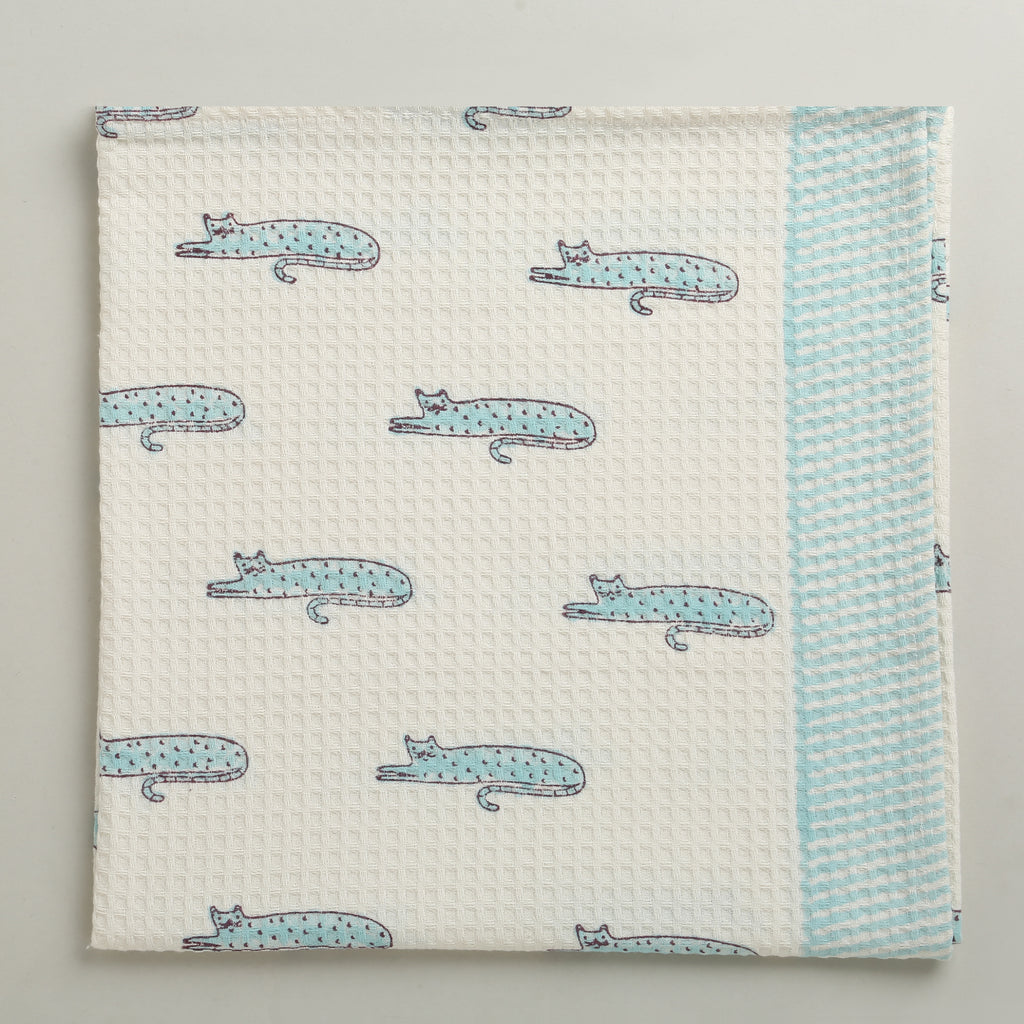 ' A Clowder of Cats' Bathing Towel