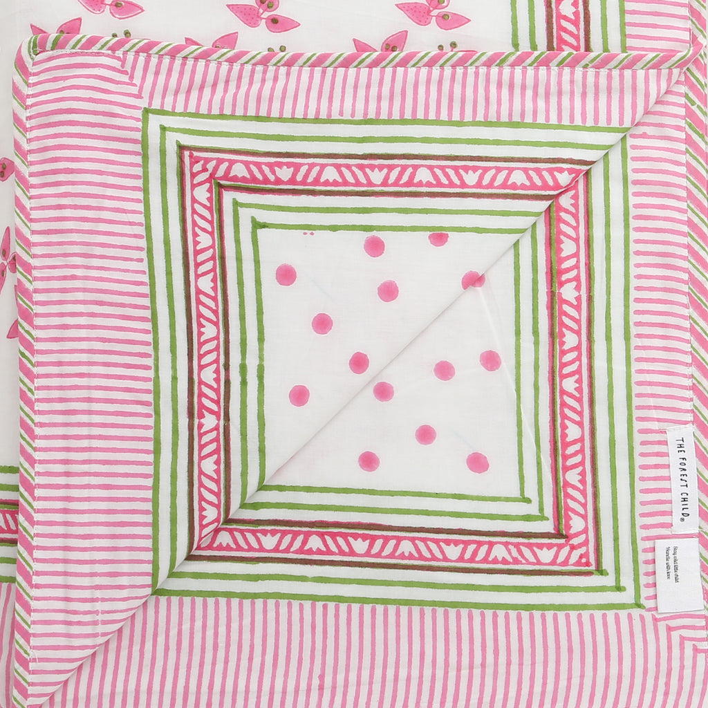 'A Cluster of Bougainvillea' Blanket