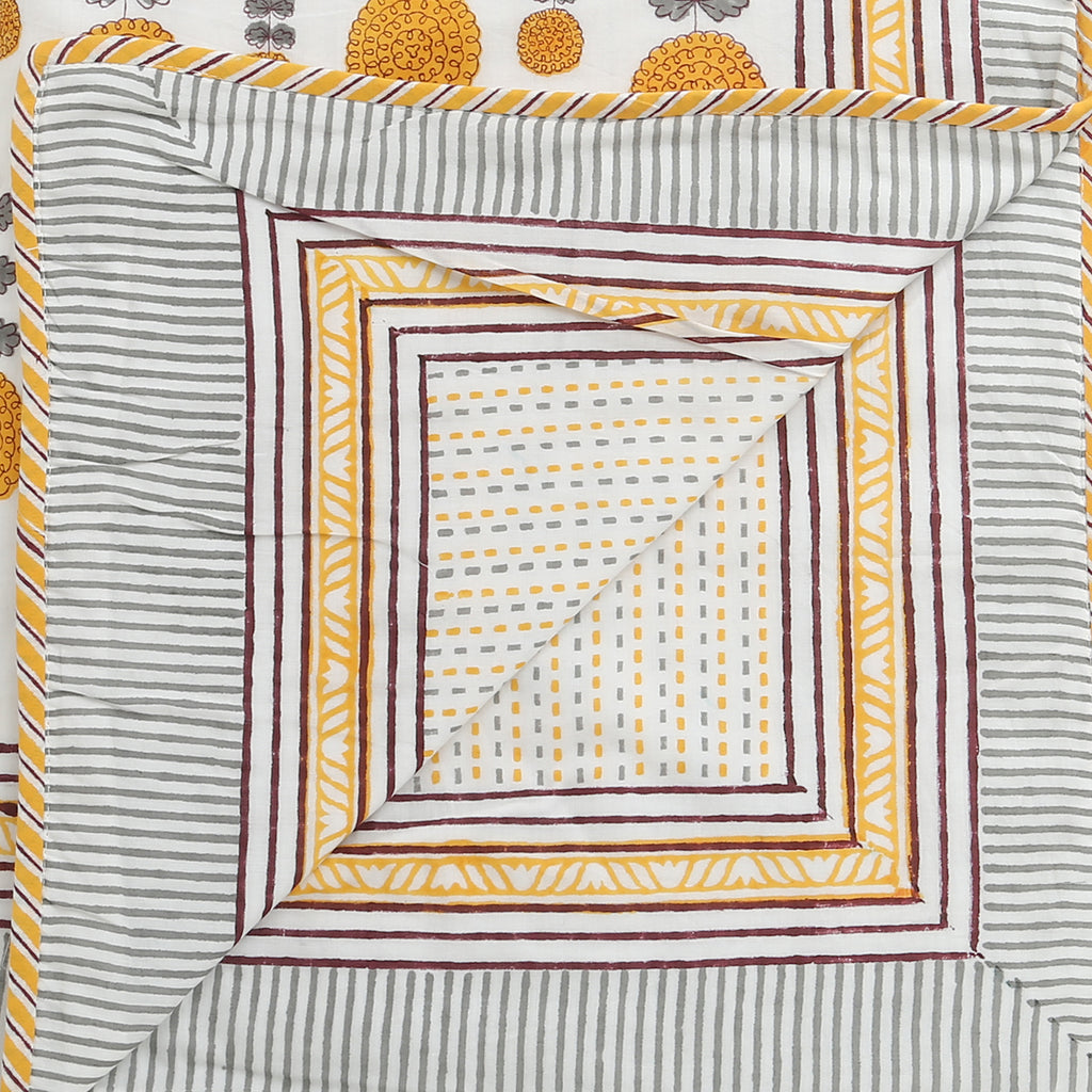 'A Garden of Marigolds' Blanket