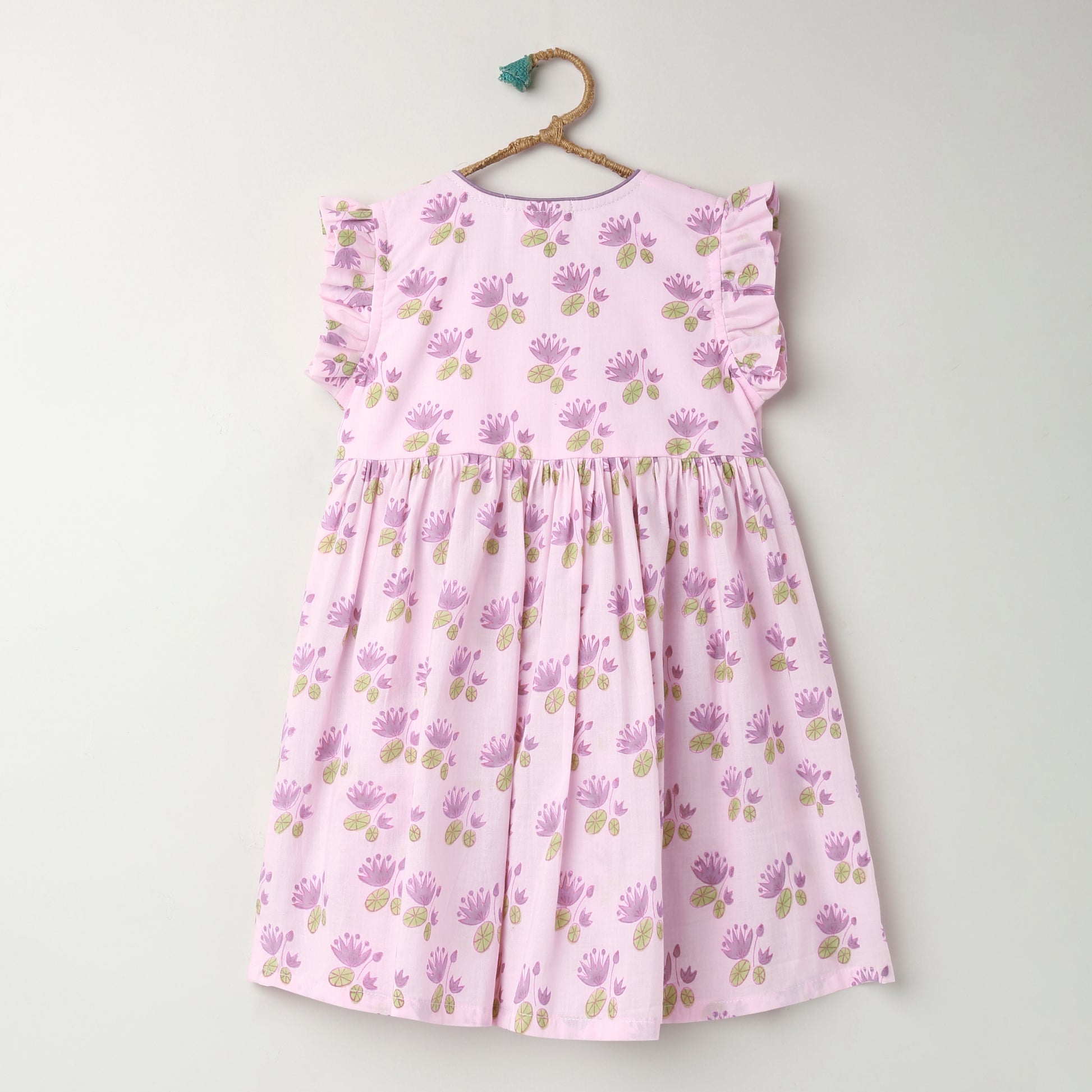 'A Pond of Lotus' - Angrakha Dress