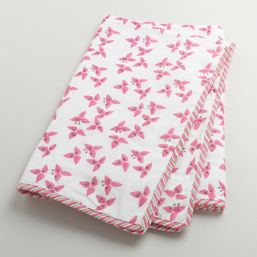 'A Cluster of Bougainvillea' Blanket