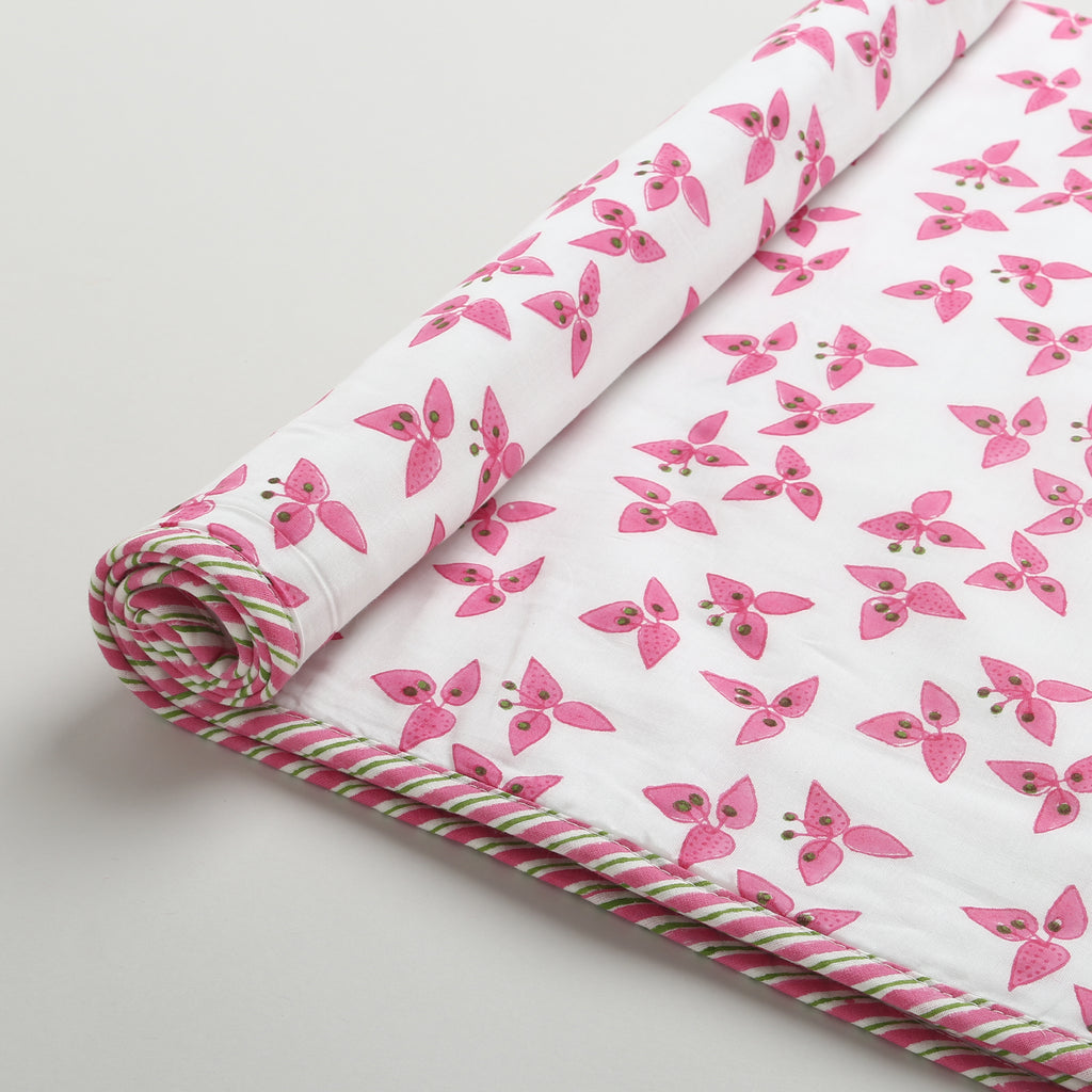 'A Cluster of Bougainvillea' Blanket