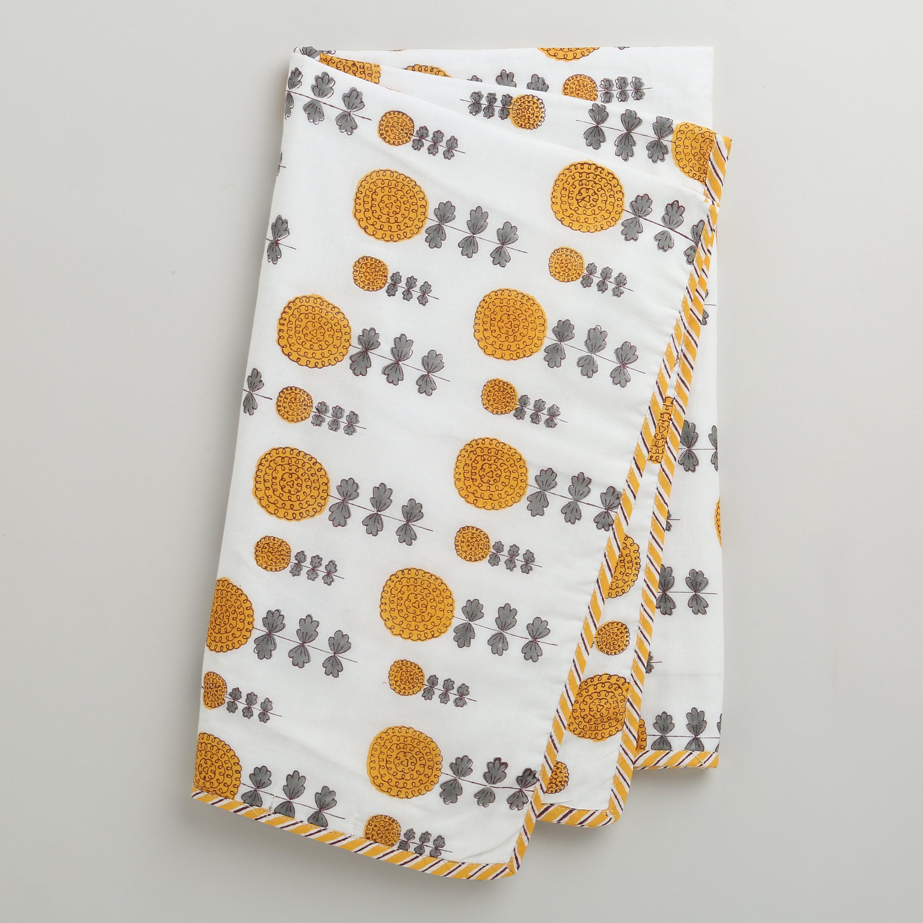 'A Garden of Marigolds' Blanket