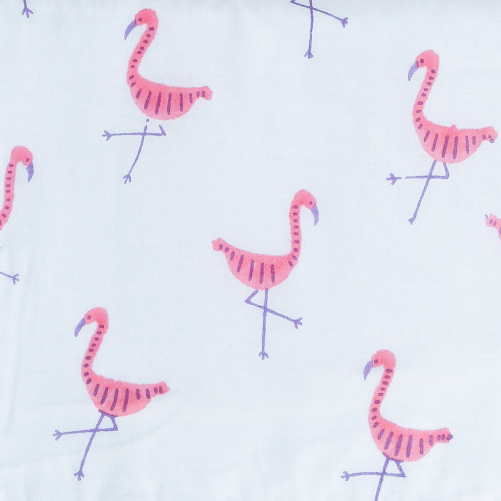 'A Flamboyance of Flamingos' Blanket