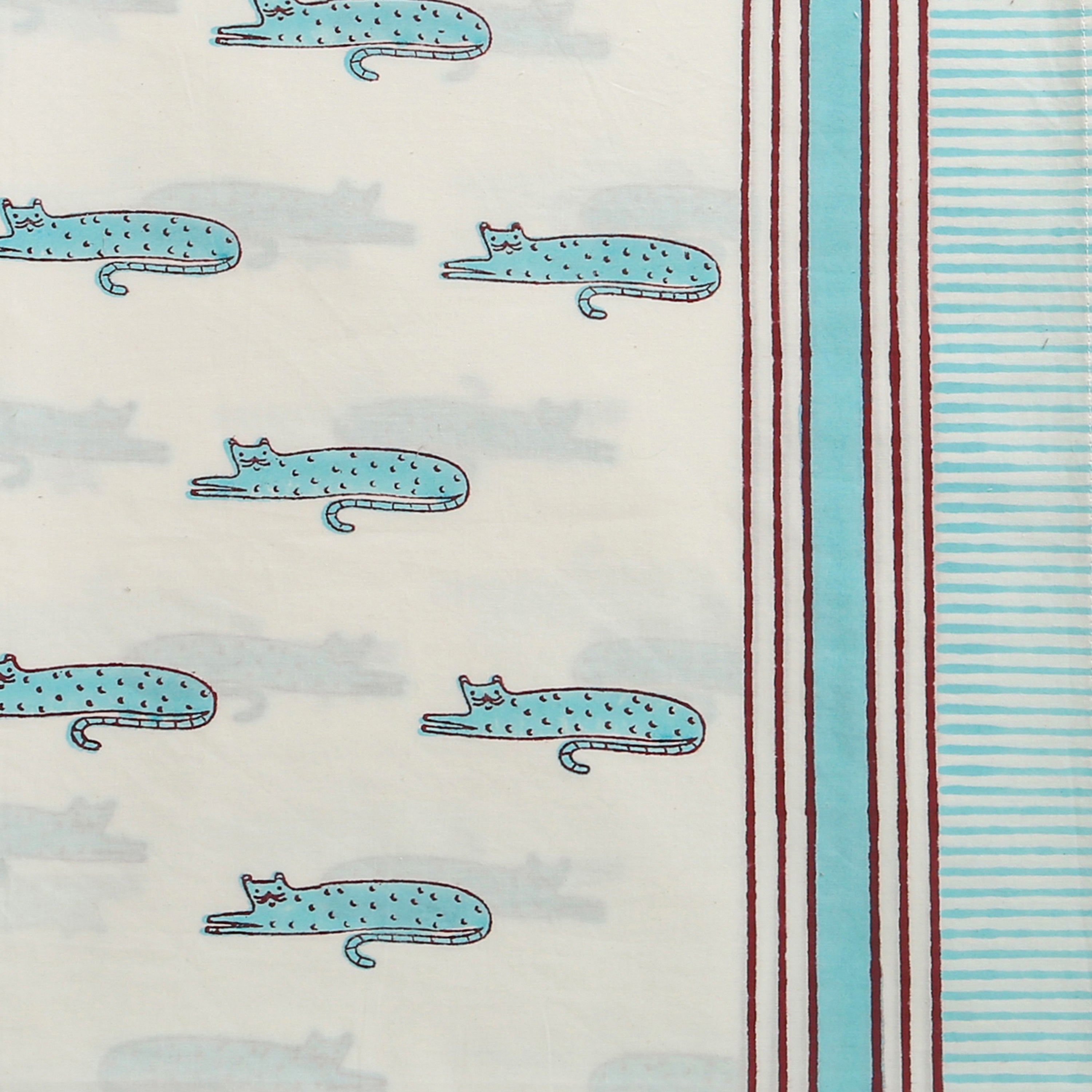 ' A Clowder of cats - Bedsheet