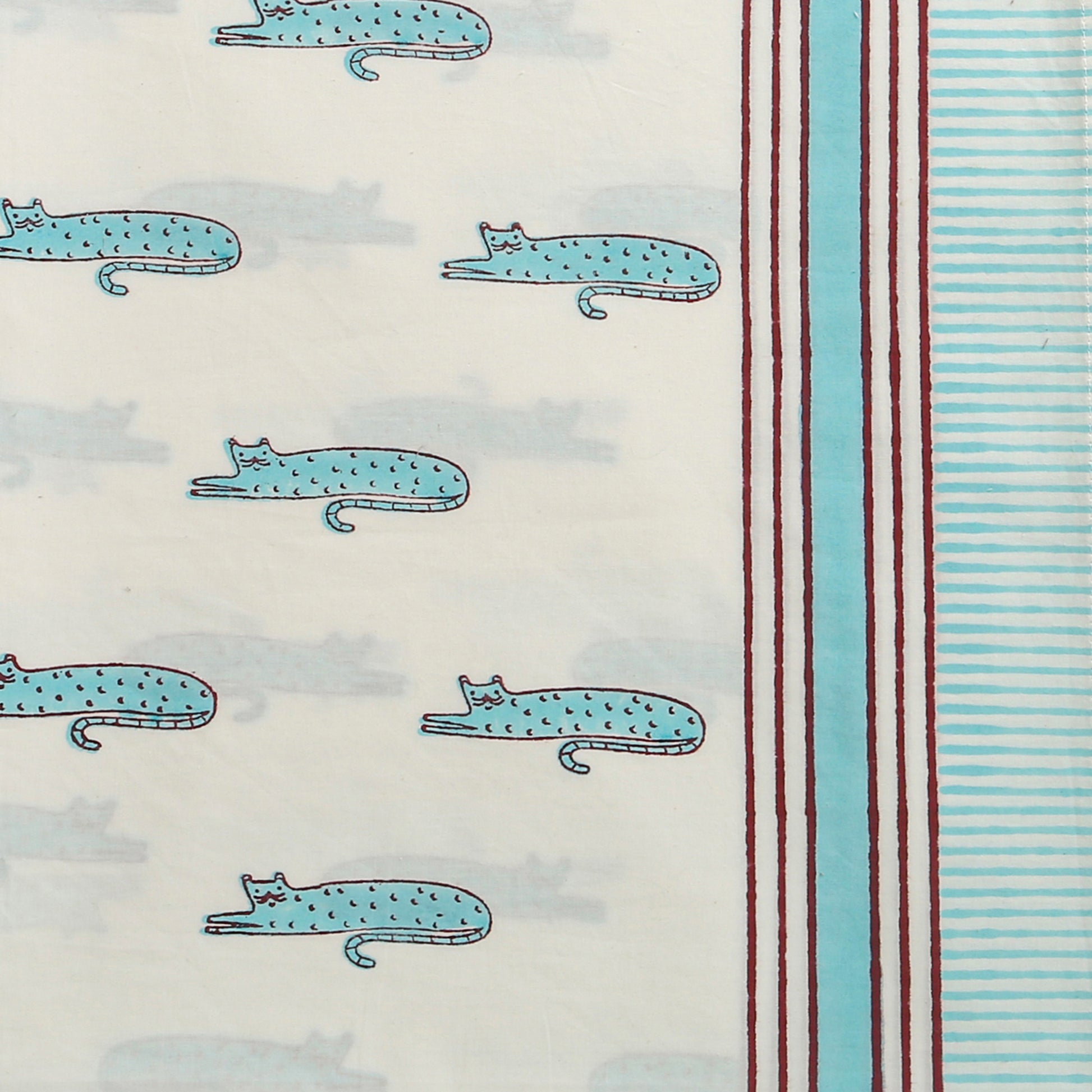 ' A Clowder of cats - Bedsheet