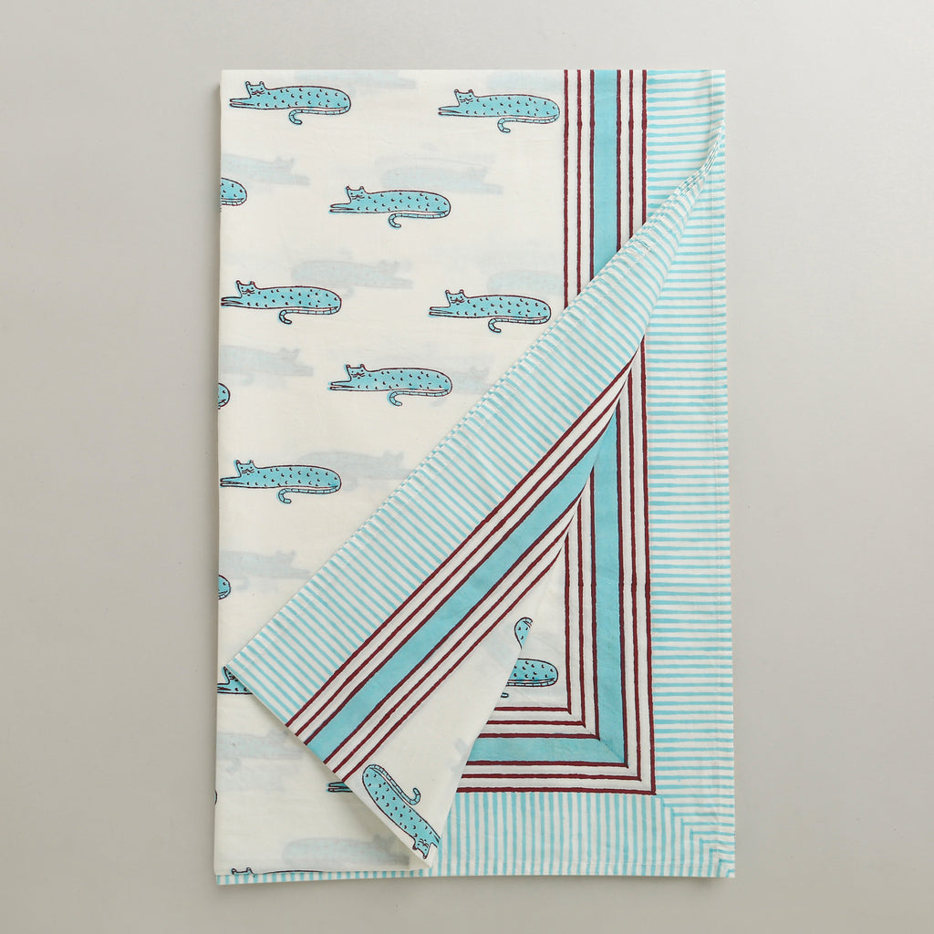 ' A Clowder of cats - Bedsheet