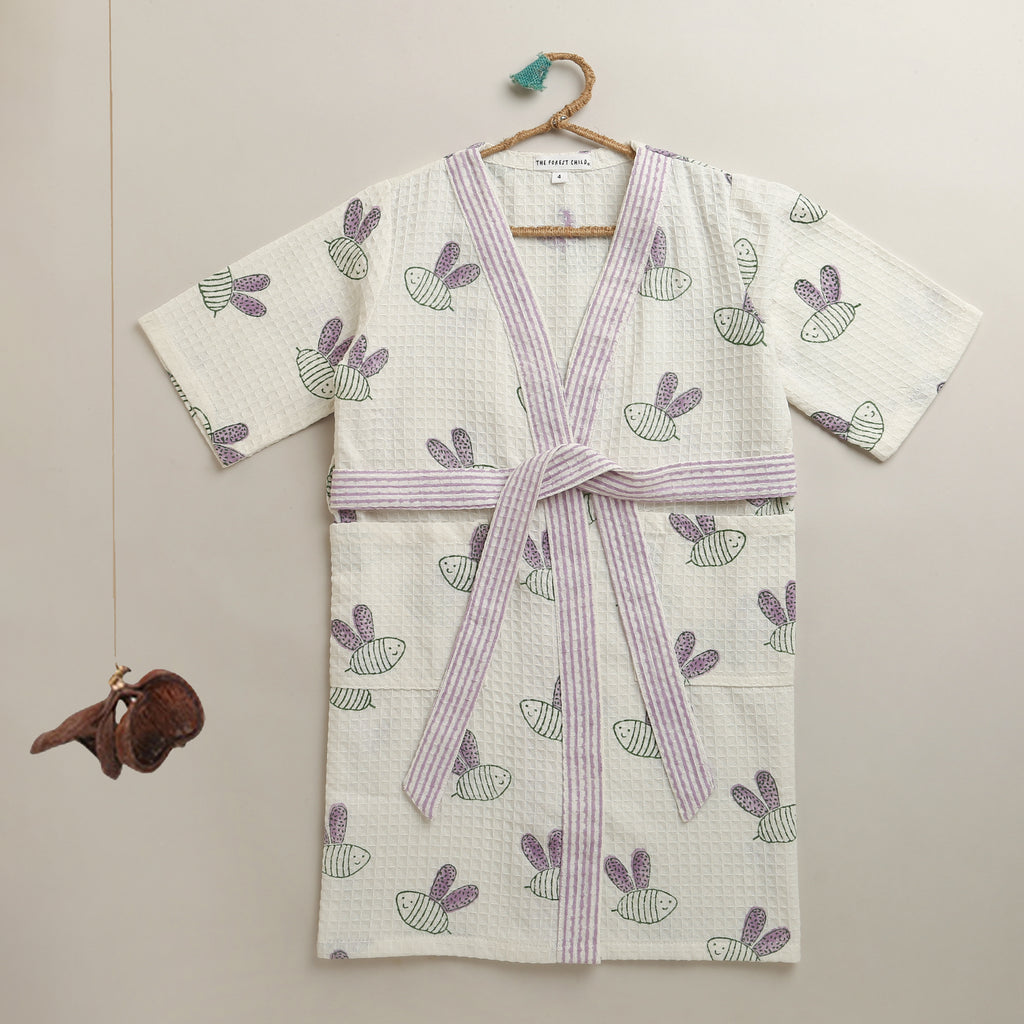 'A Swarm  of Bees' Bathrobe