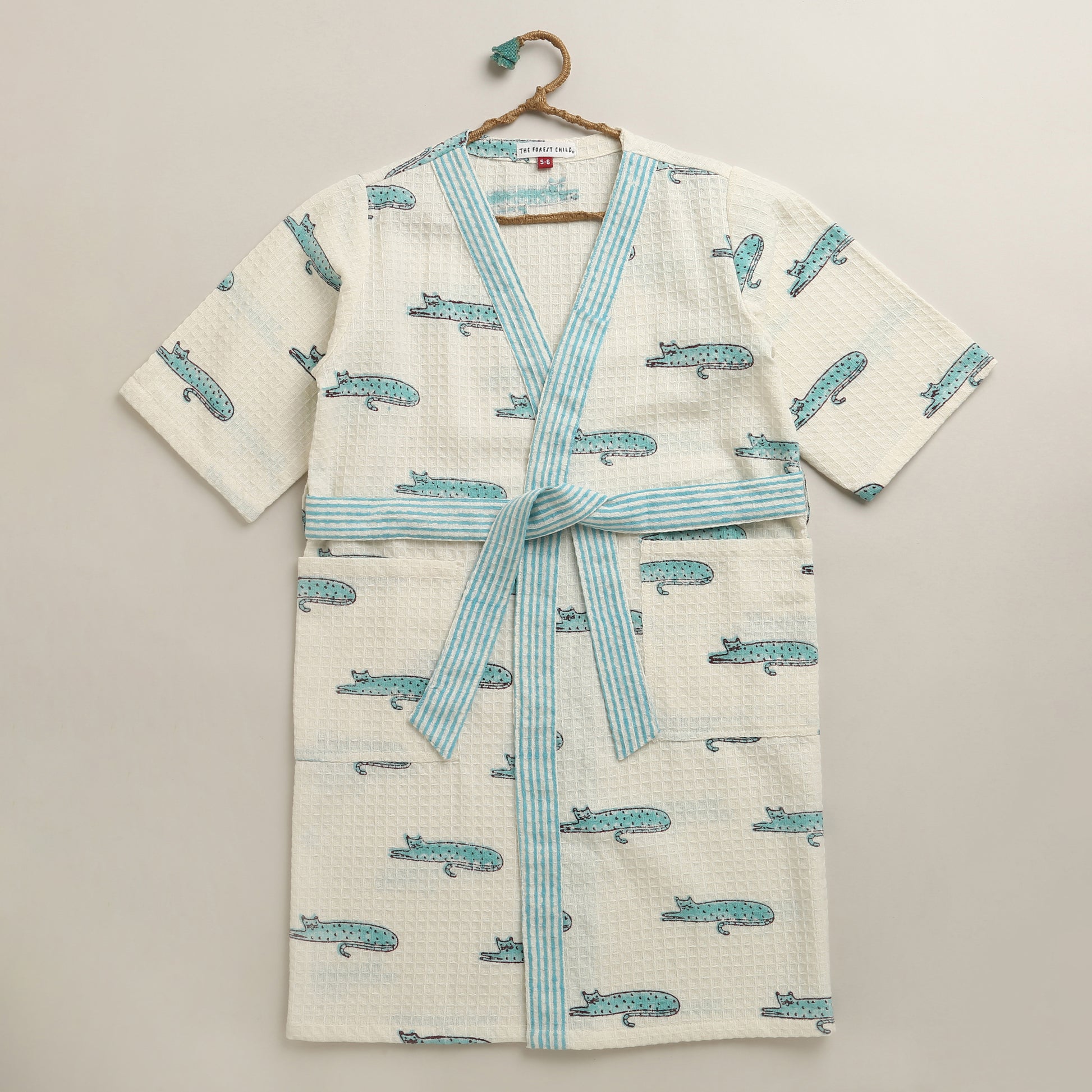 'A Clowder of Cats' Bathrobe