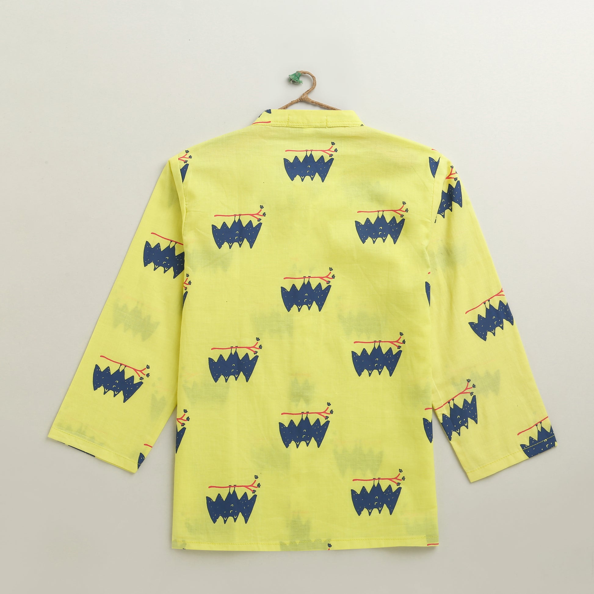 ‘A Colony of Bats’ Chinese Collar Gender Neutral Shirt