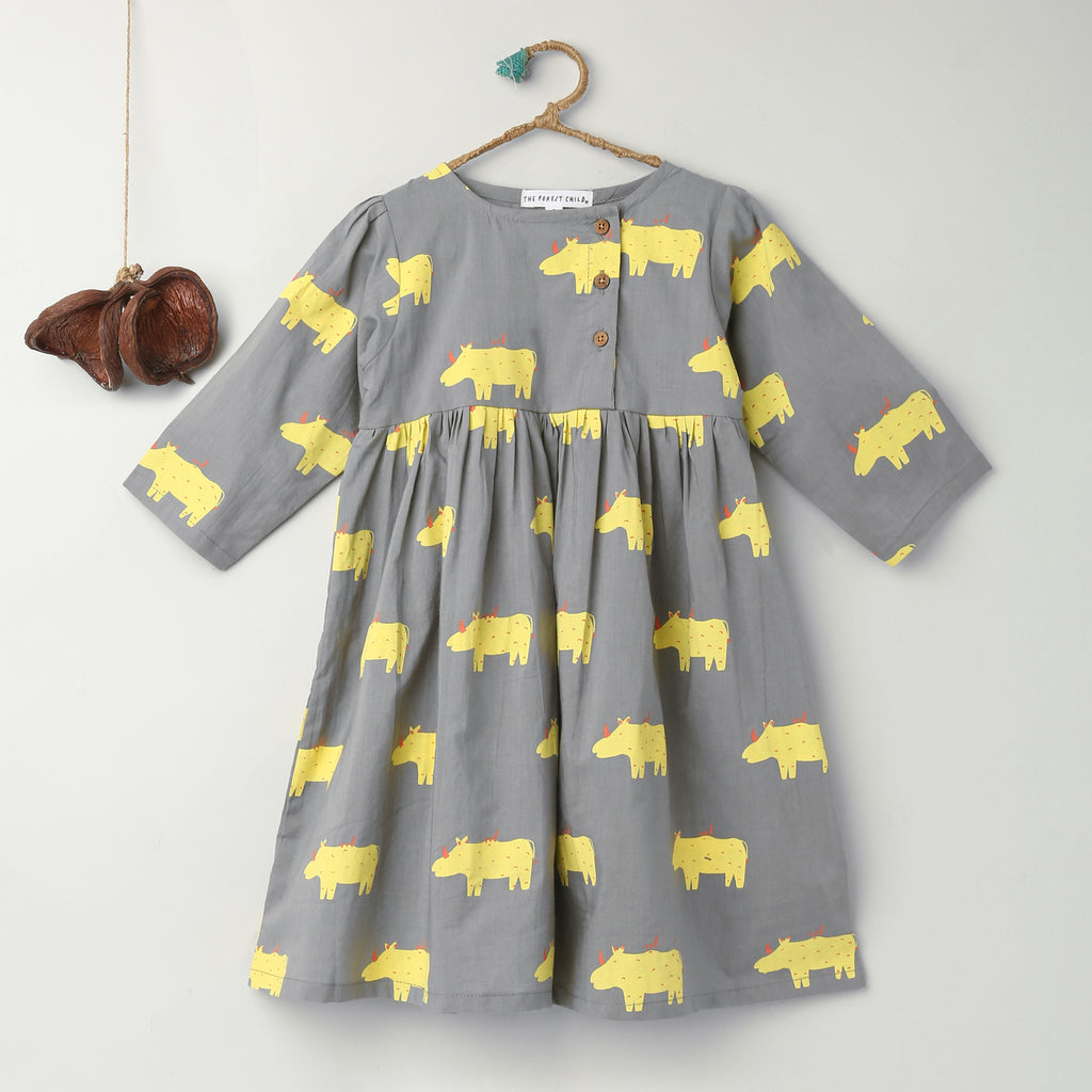 ‘A Crush of Rhinoceros’ Casual Dress