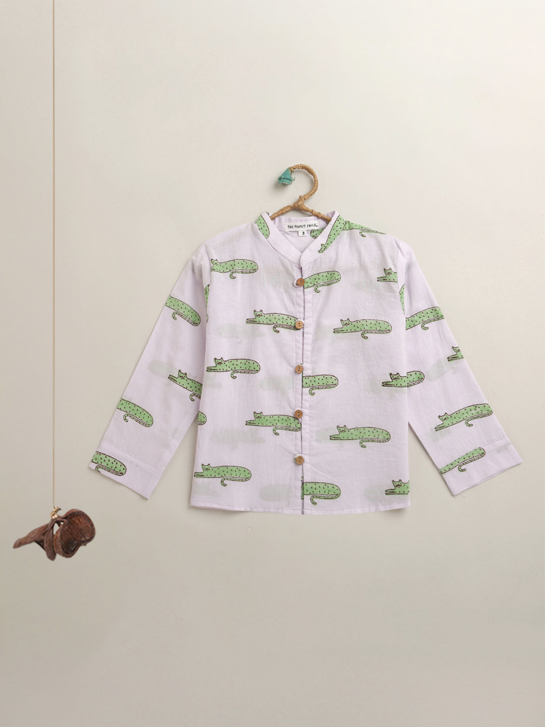 'A Clowder of Cats' Casual Kurta