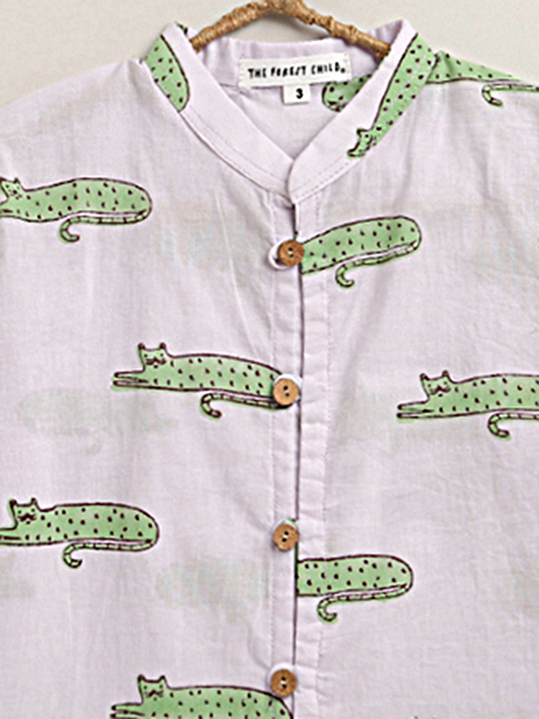 'A Clowder of Cats' Casual Kurta