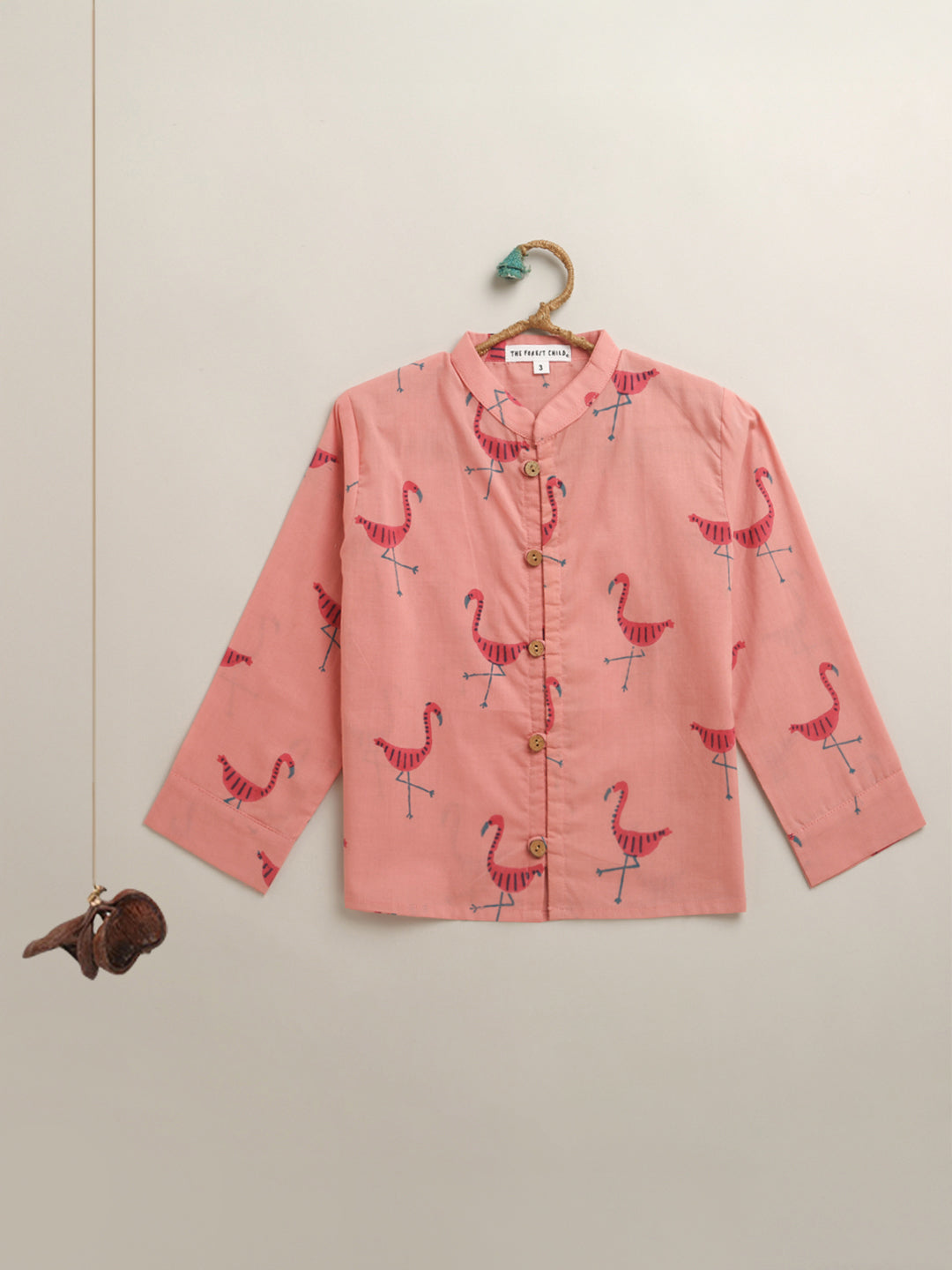 'A Flamboyance of Flamingos' Casual Kurta