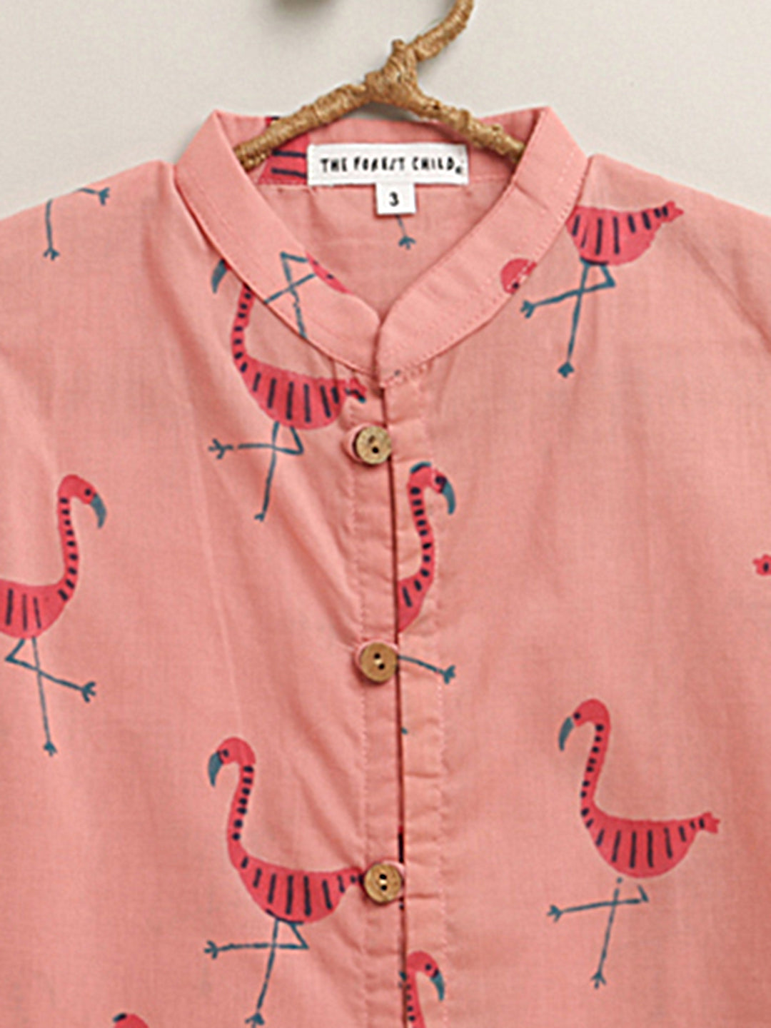 'A Flamboyance of Flamingos' Casual Kurta