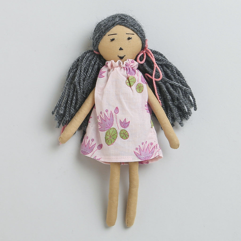 'A Pond of Lotus' - Flared Dress