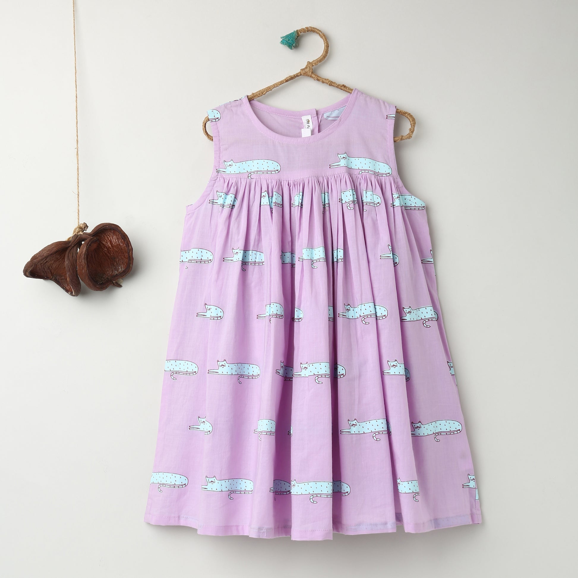 'A Clowder of Cats'  - Flared Dress
