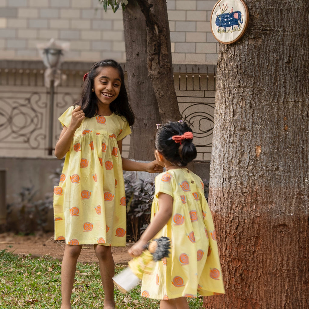 ' A Walk of Snails' Summer Dress