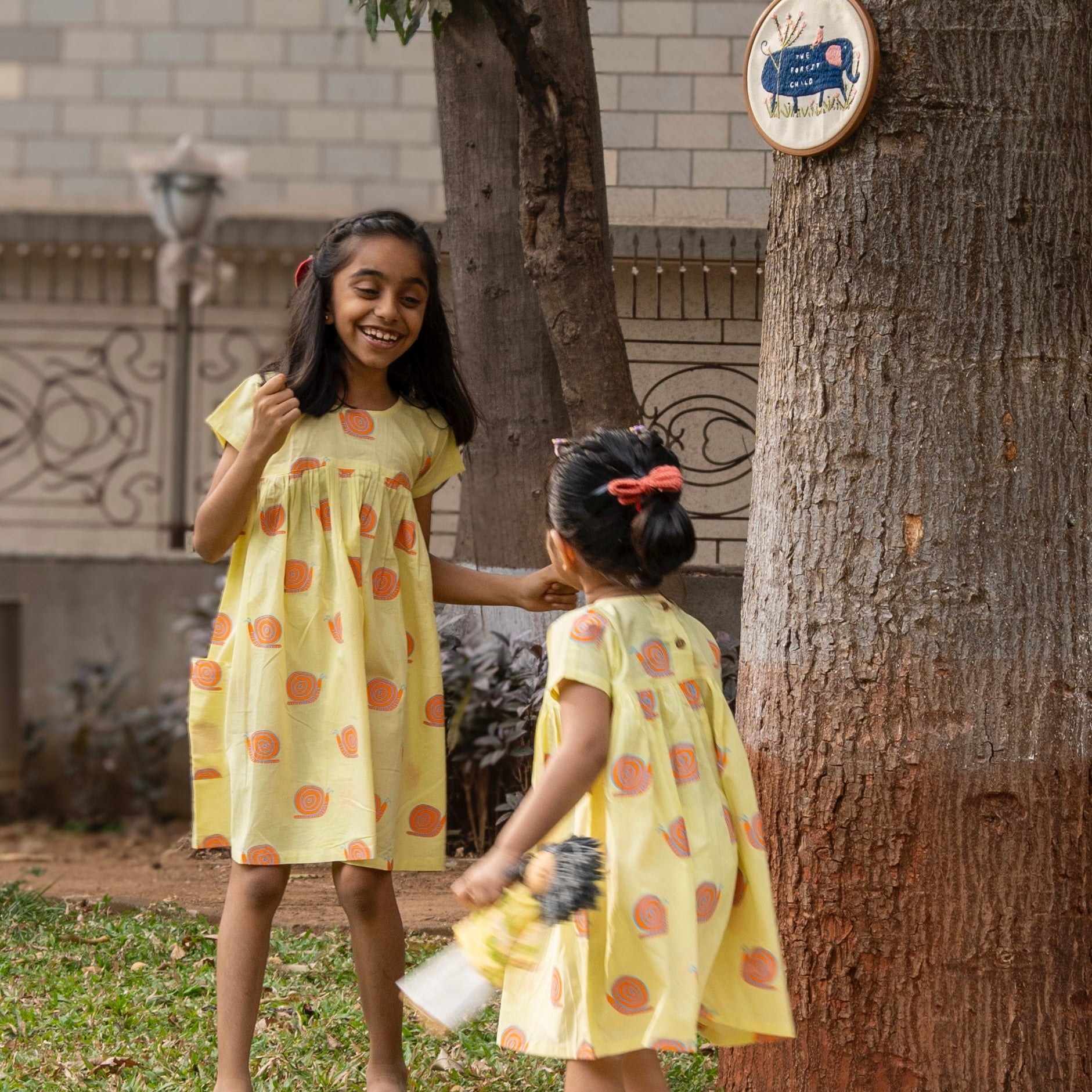 ' A Walk of Snails' Summer Dress