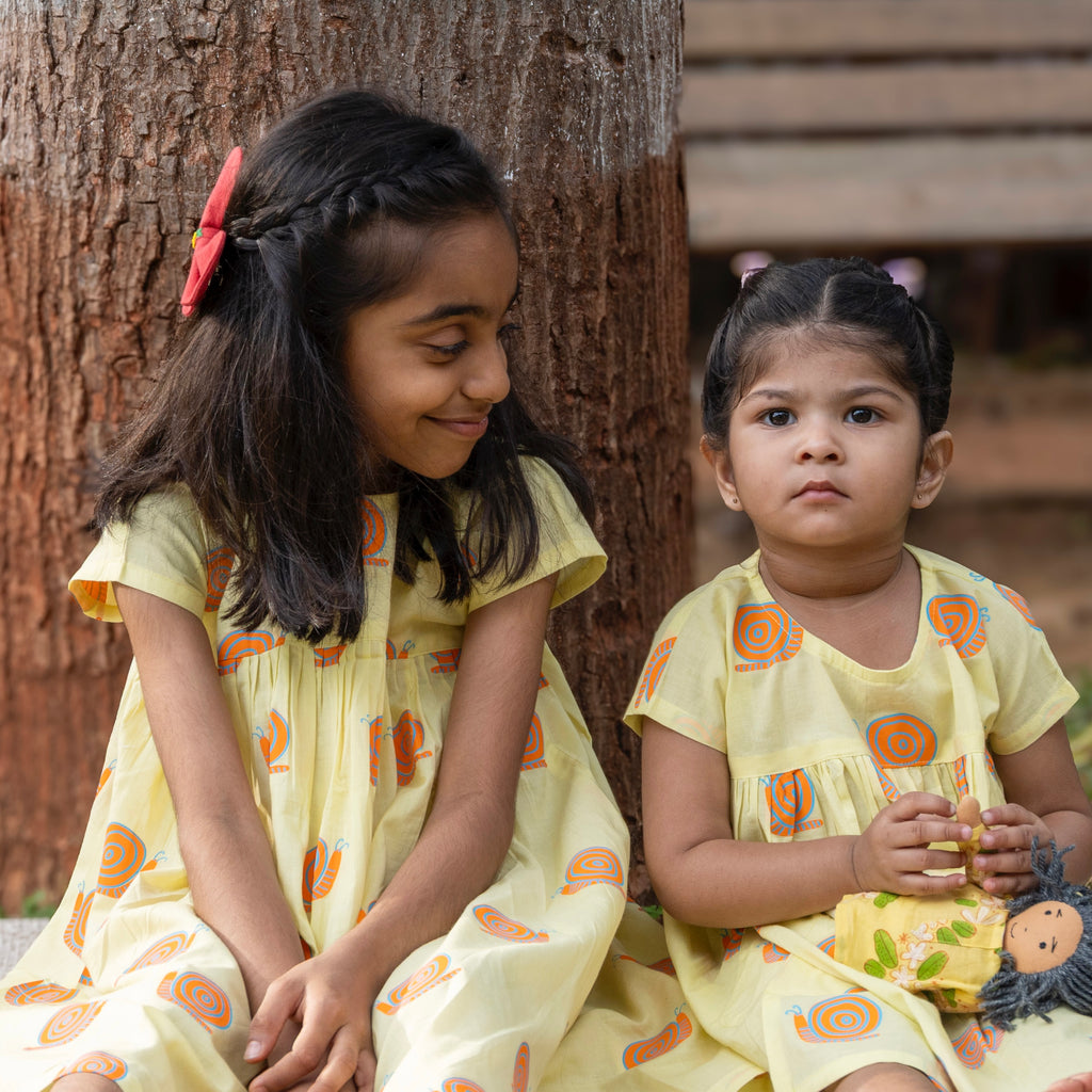 ' A Walk of Snails' Summer Dress
