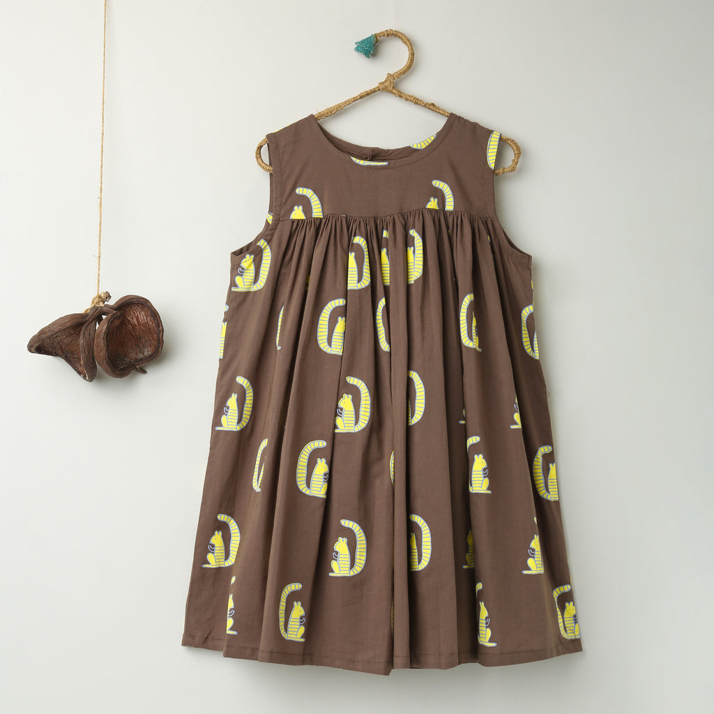 'A Scurry of Squirrels'  - Flared Dress
