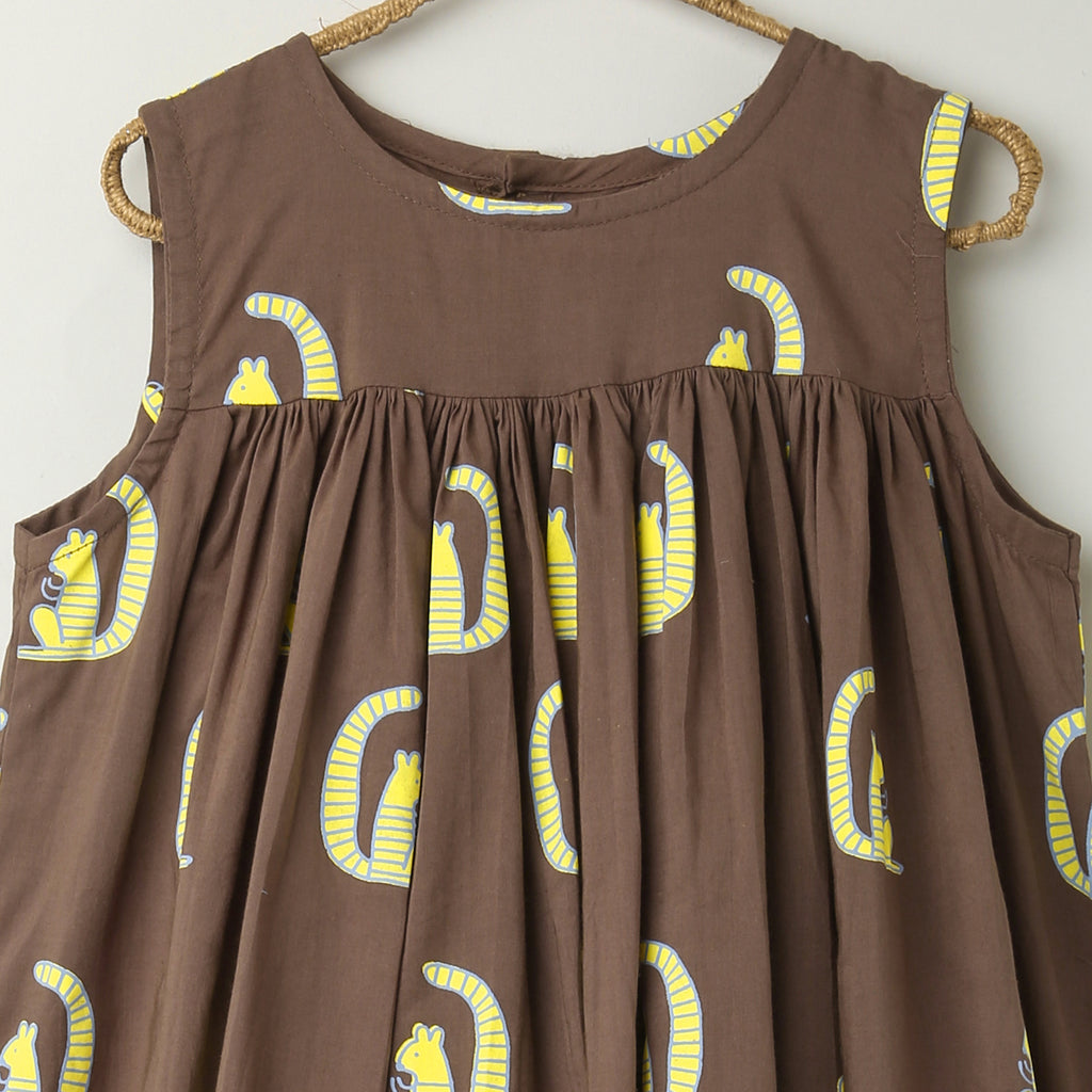 'A Scurry of Squirrels'  - Flared Dress