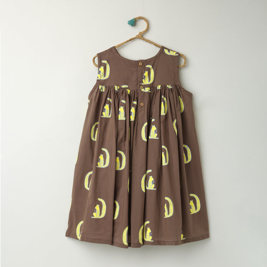 'A Scurry of Squirrels'  - Flared Dress