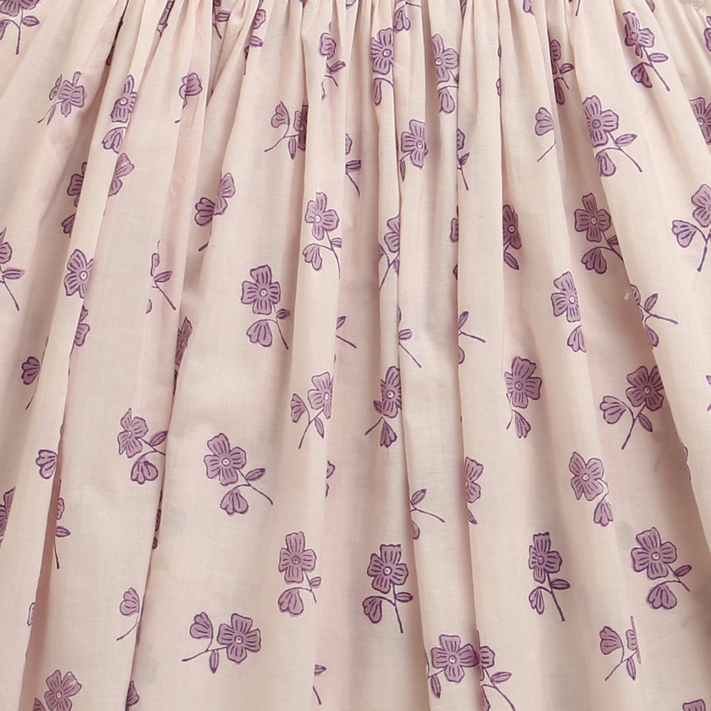 'A Madness of Poppies'  - Handblocked Flared Dress
