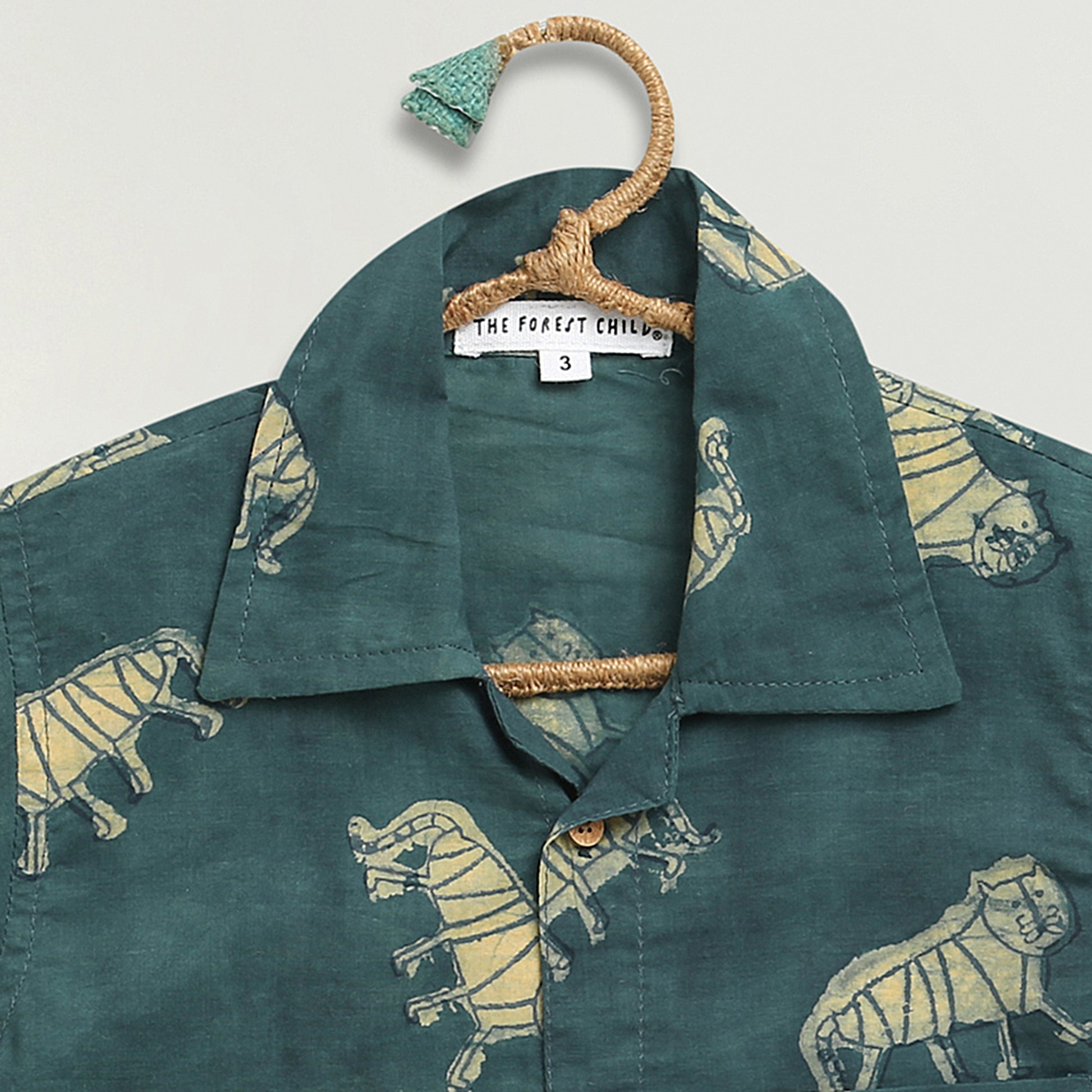 ‘An Ambush of Tigers’ Naturally Dyed Shirt