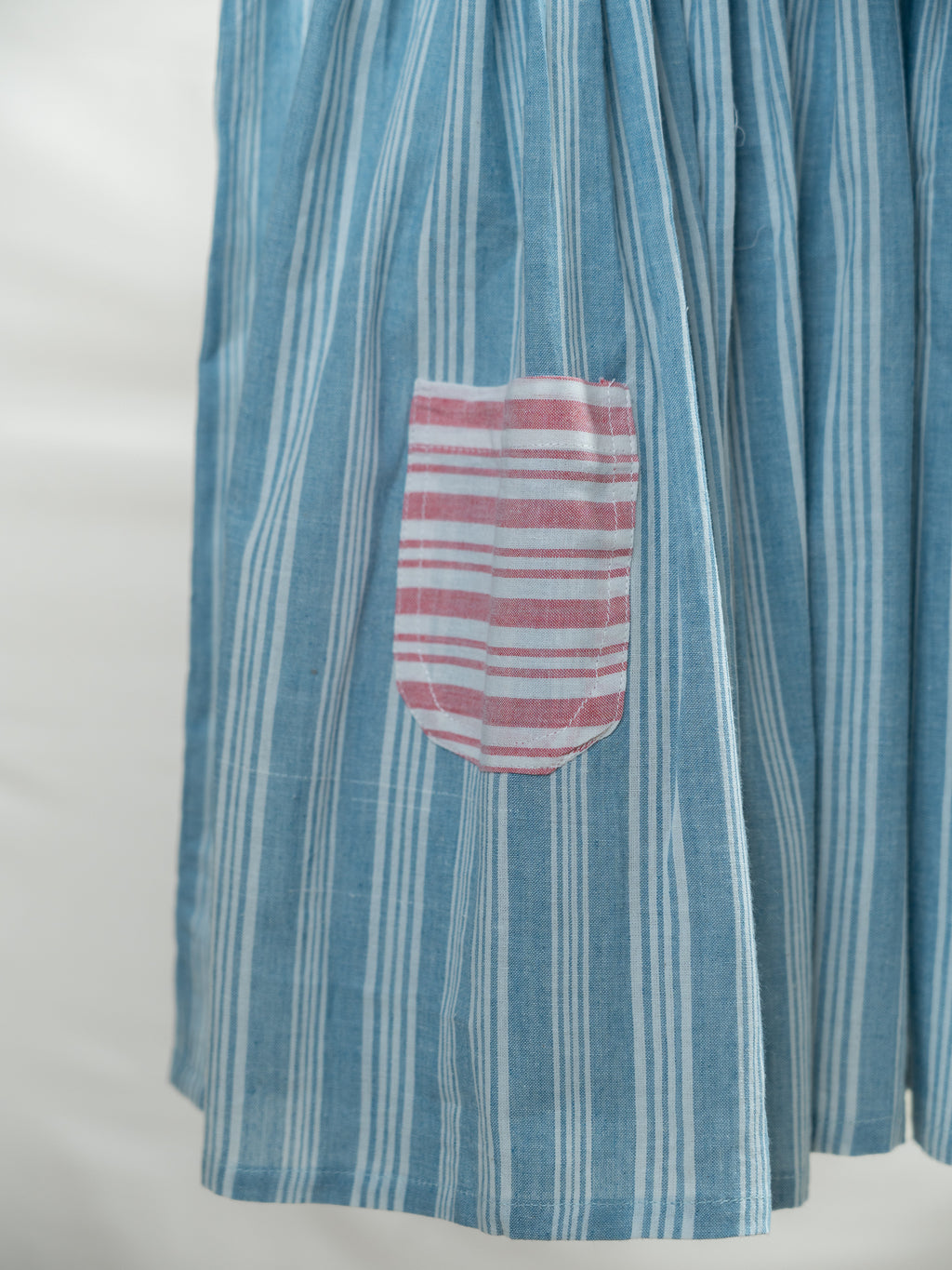Handloom- Blue Flared Dress