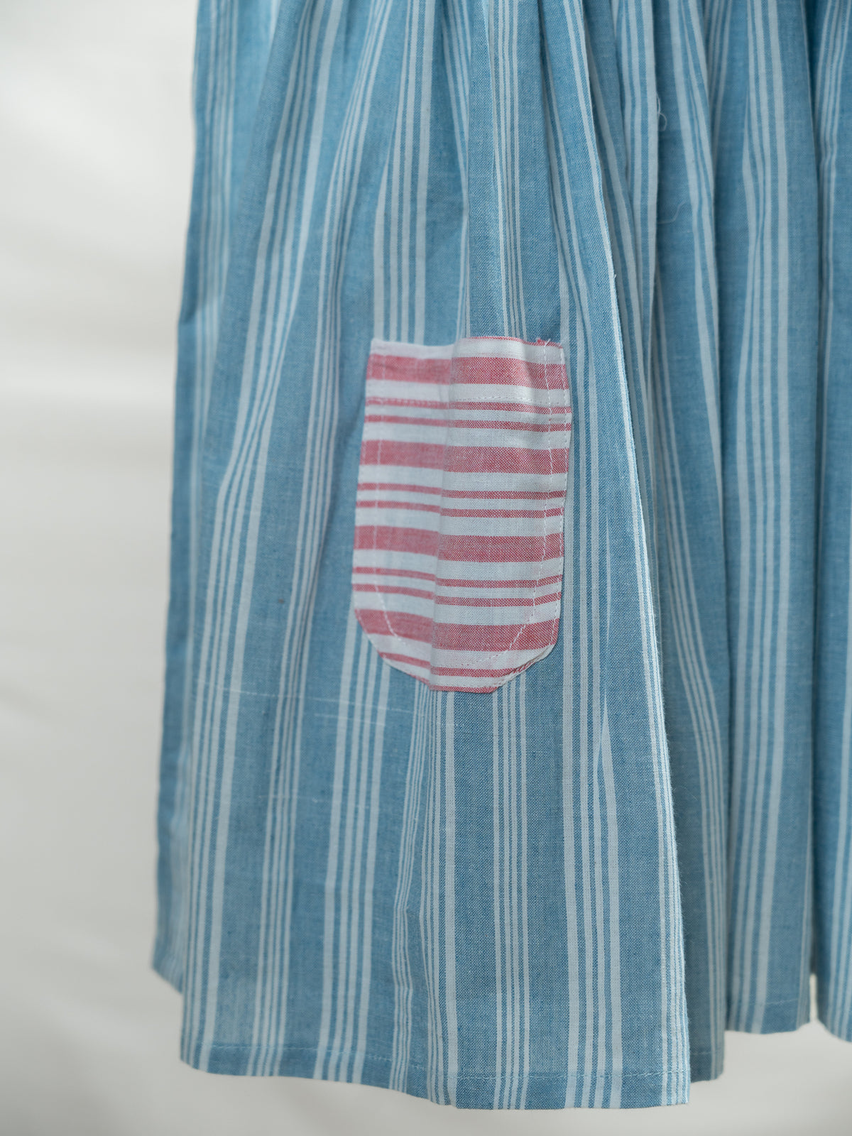 Handloom- Blue Flared Dress