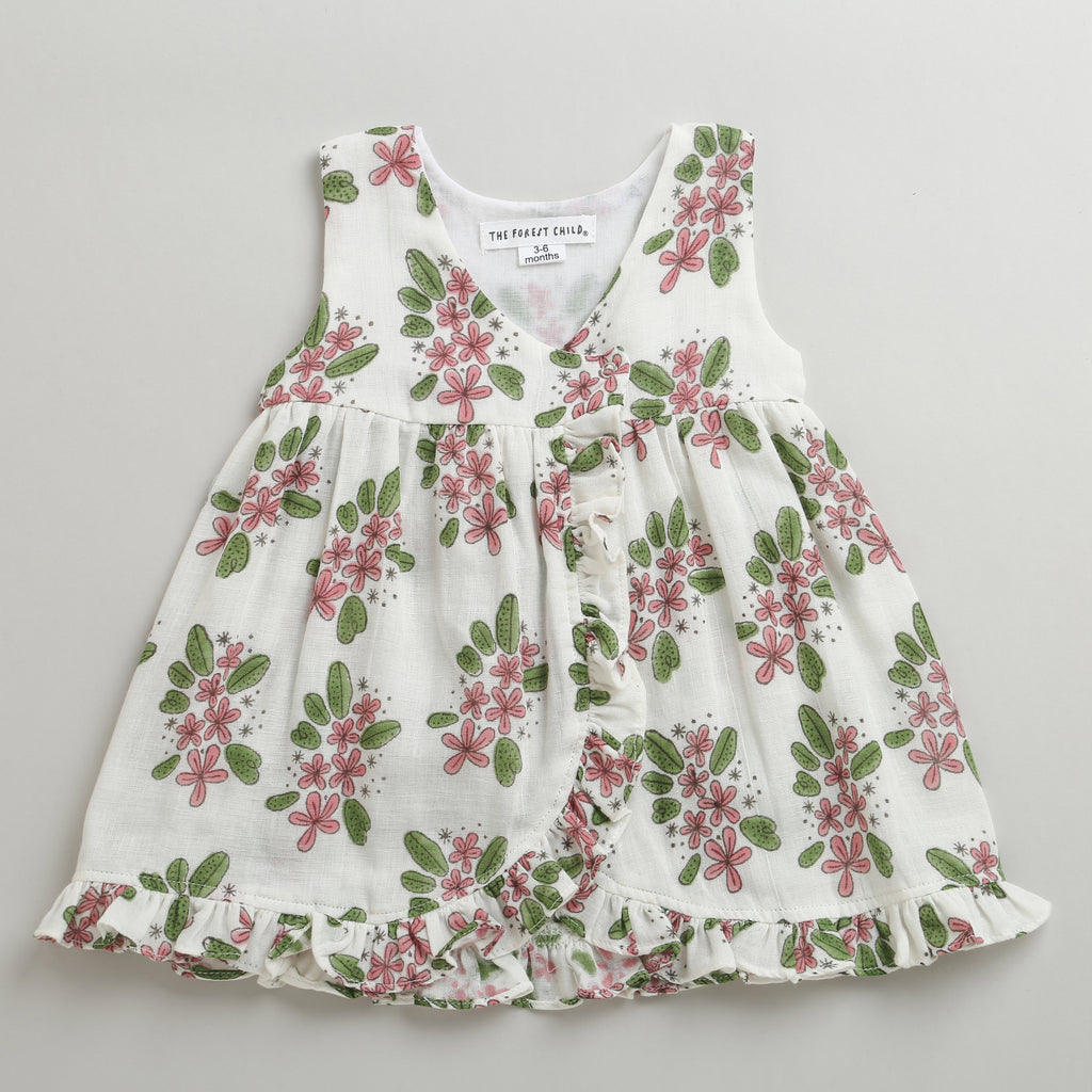 A Bunch of Frangipani - Infant Sleeveless Dress