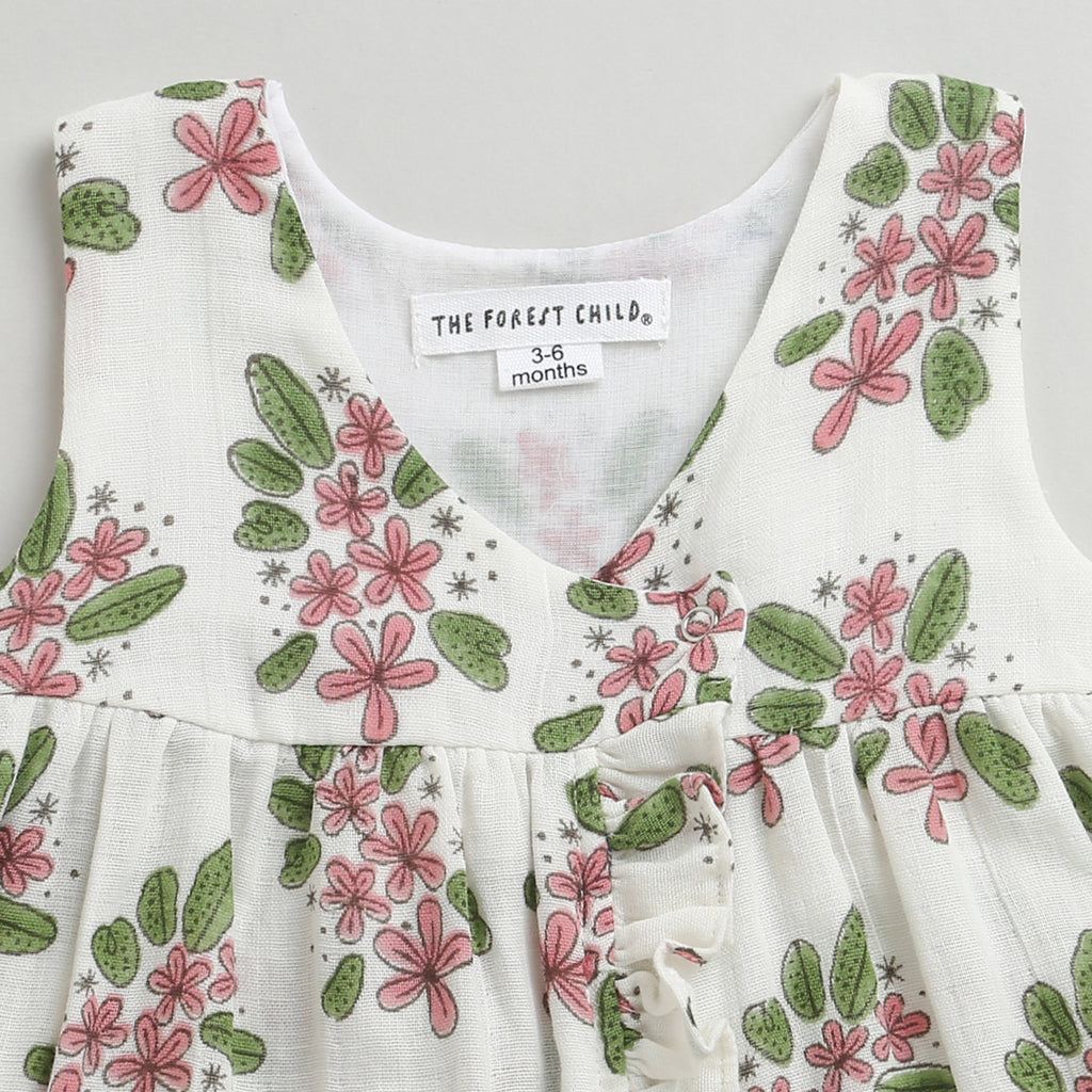 A Bunch of Frangipani - Infant Sleeveless Dress