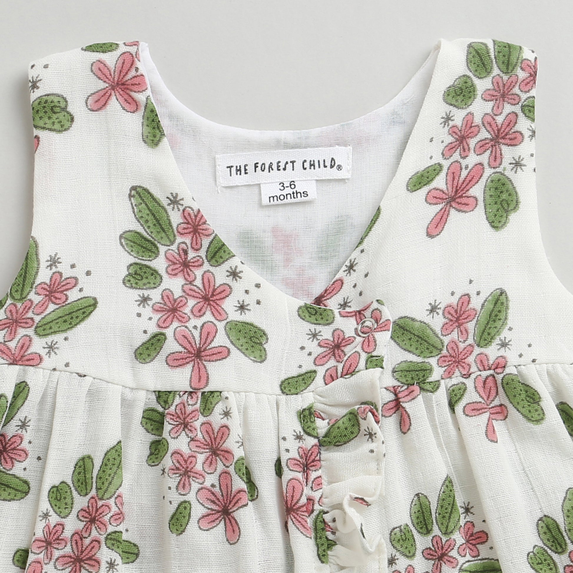 A Bunch of Frangipani - Infant Sleeveless Dress