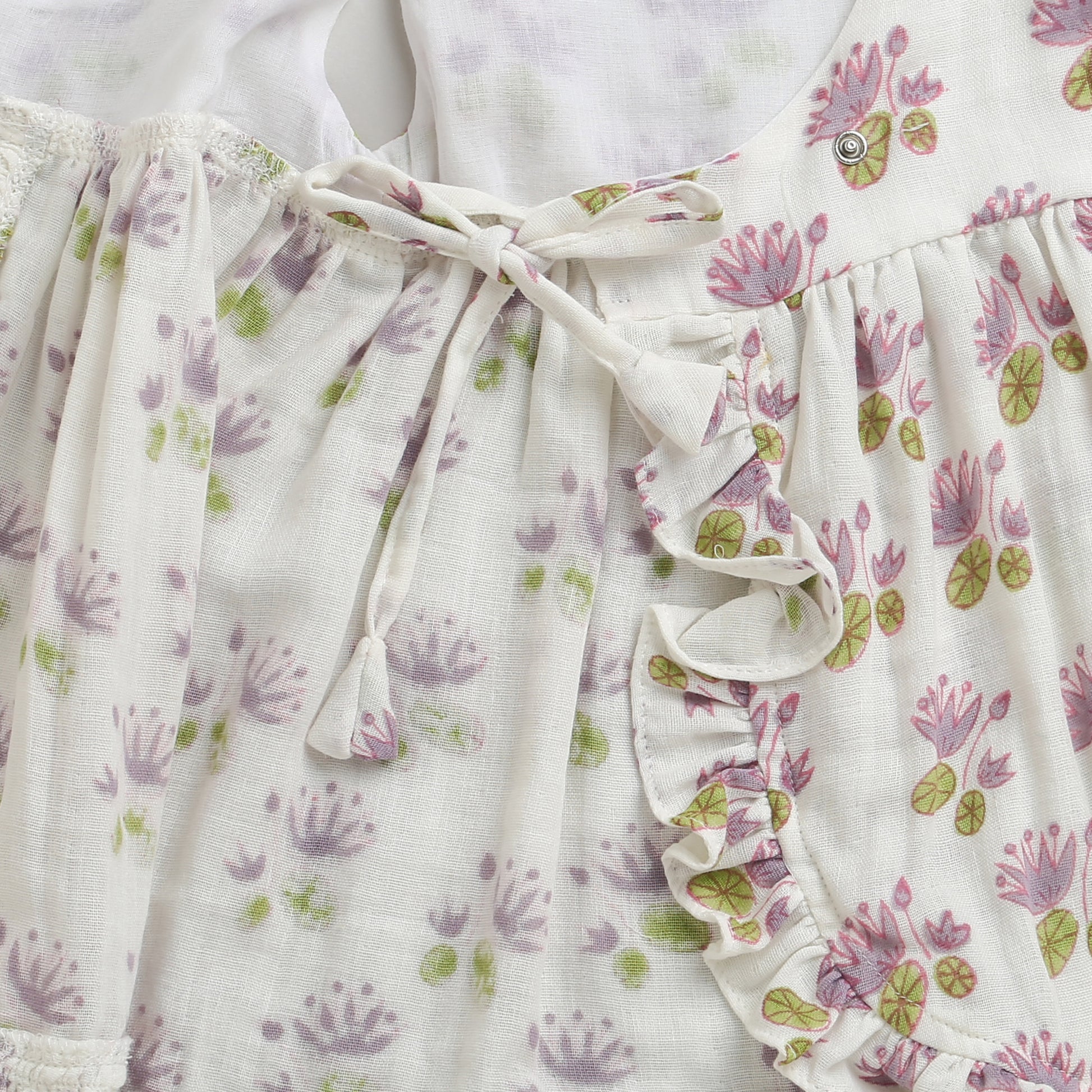 A Pond of Lotus- Infant Sleeveless Dress